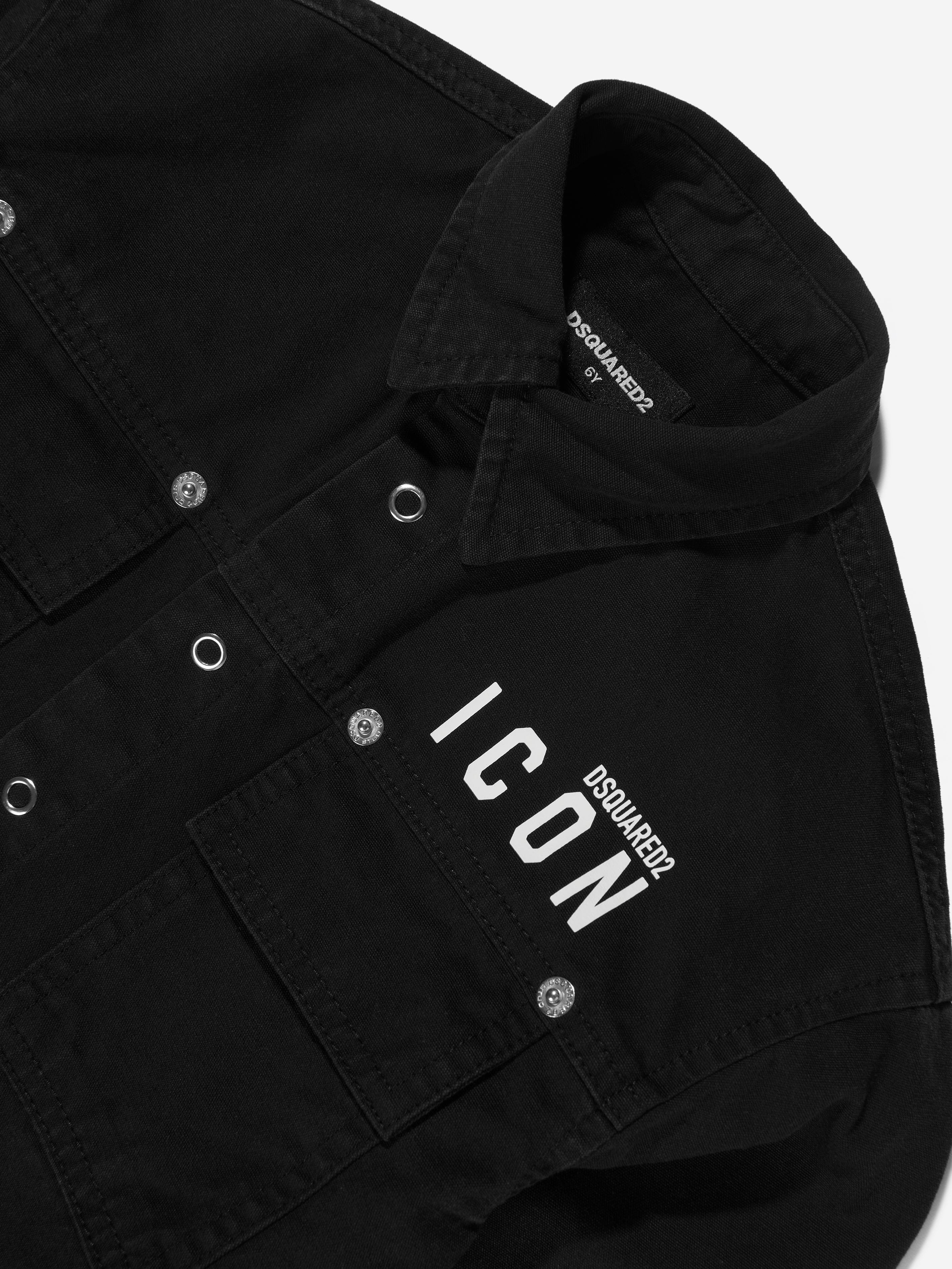 Kids Icon Logo Shirt in Black