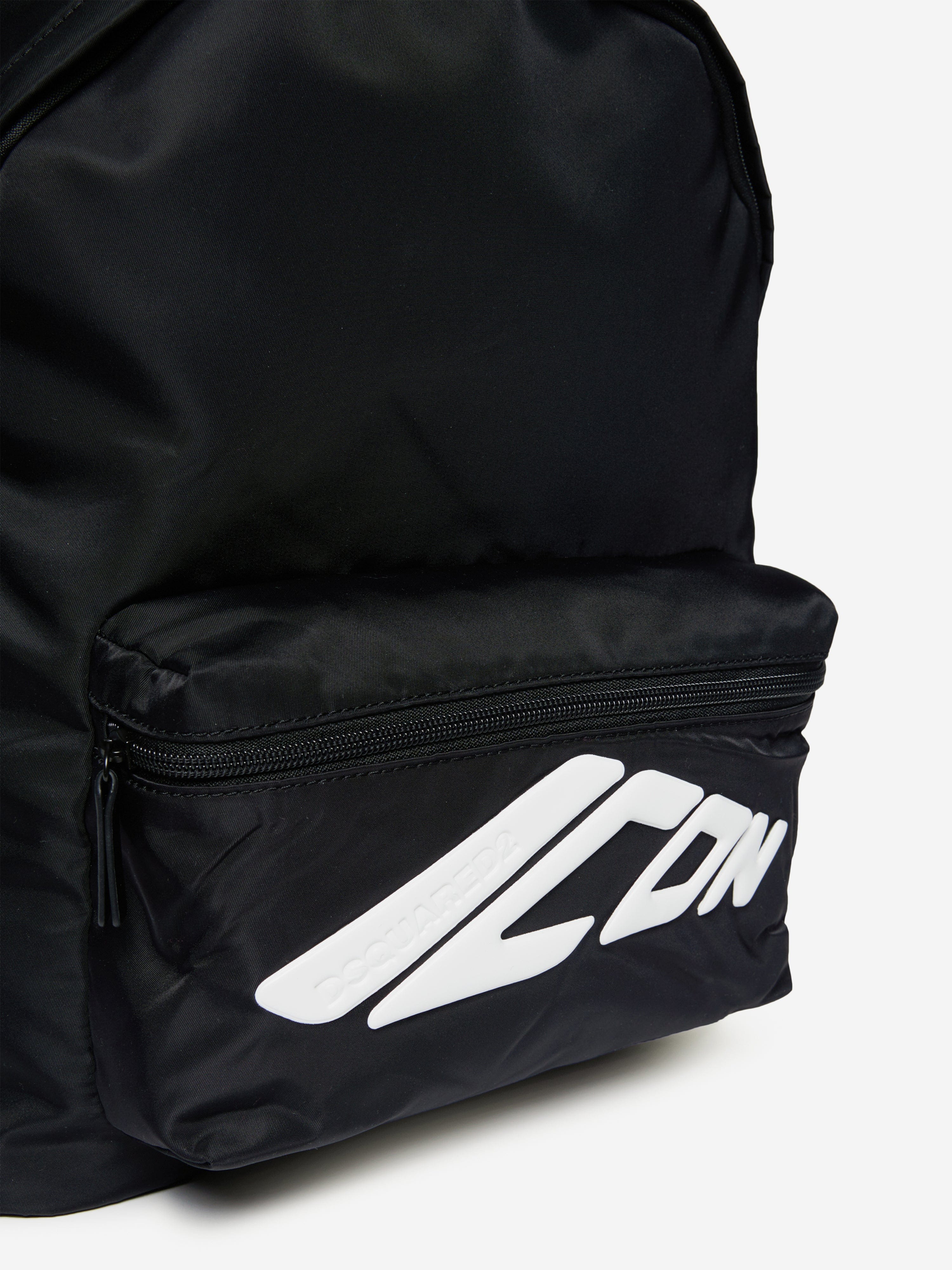 Kids Icon Logo Backpack in Black (40cm)