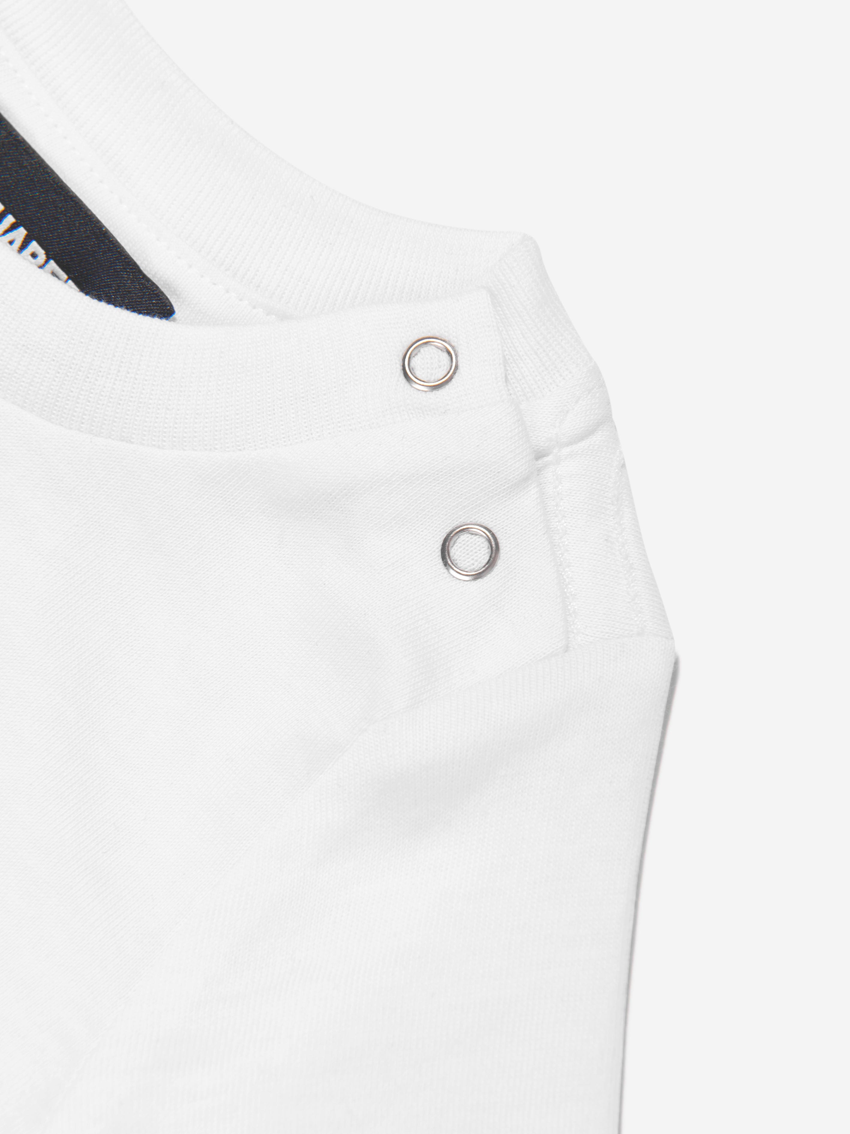 Baby Long Sleeve Icon T-Shirt in White