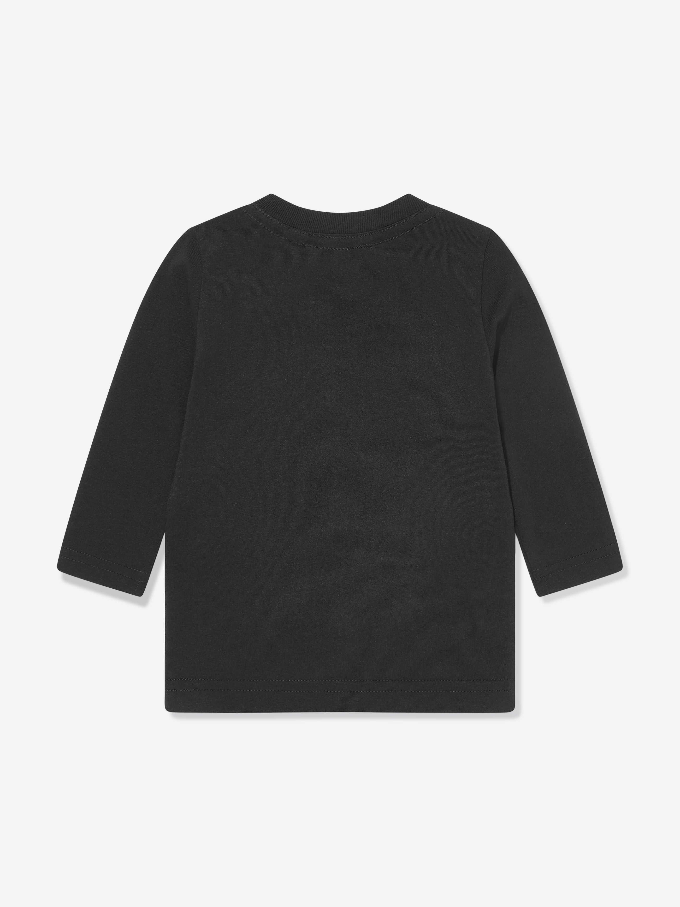 Baby Long Sleeve Icon T-Shirt in Black