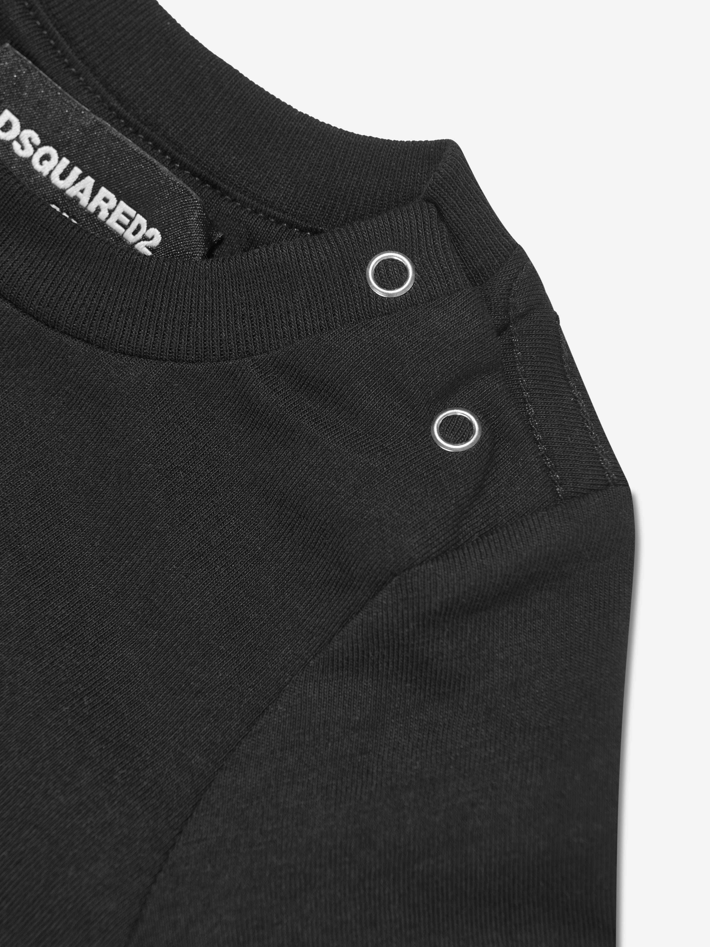 Baby Long Sleeve Icon T-Shirt in Black