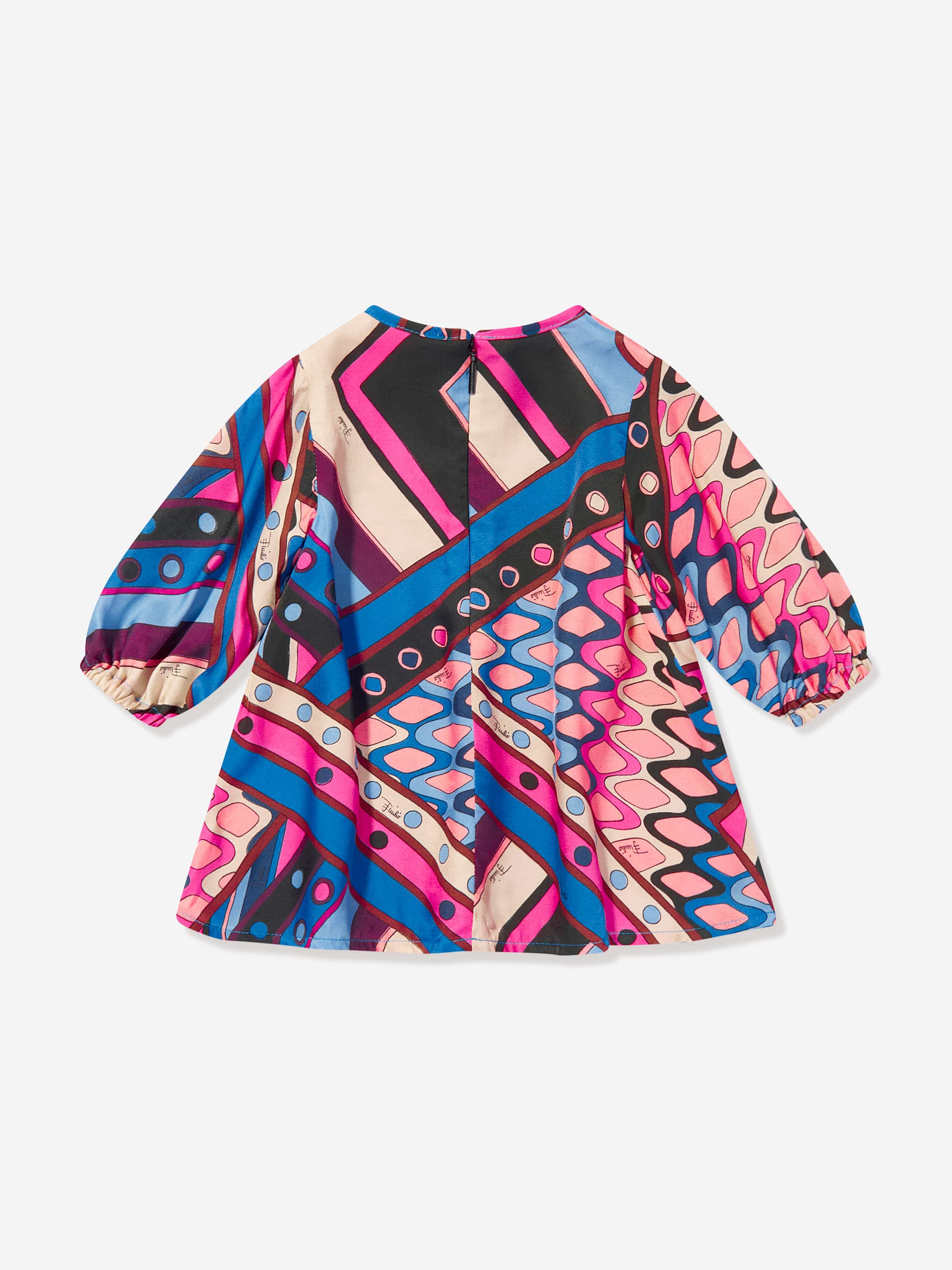 Pucci Baby Girls Vivara Print Dress in Multicolour