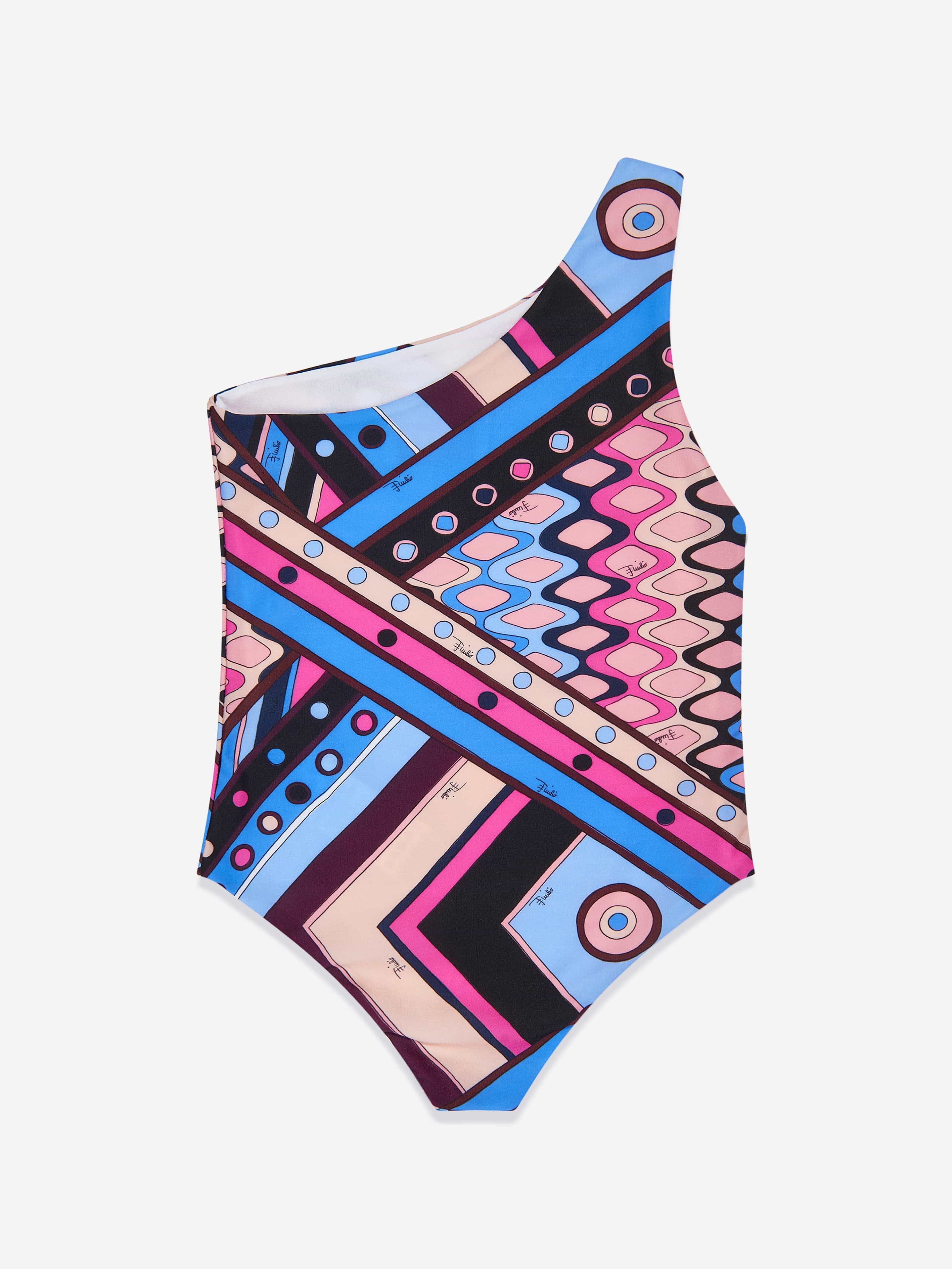 Pucci Girls Vivara Print Swimsuit in Multicolour