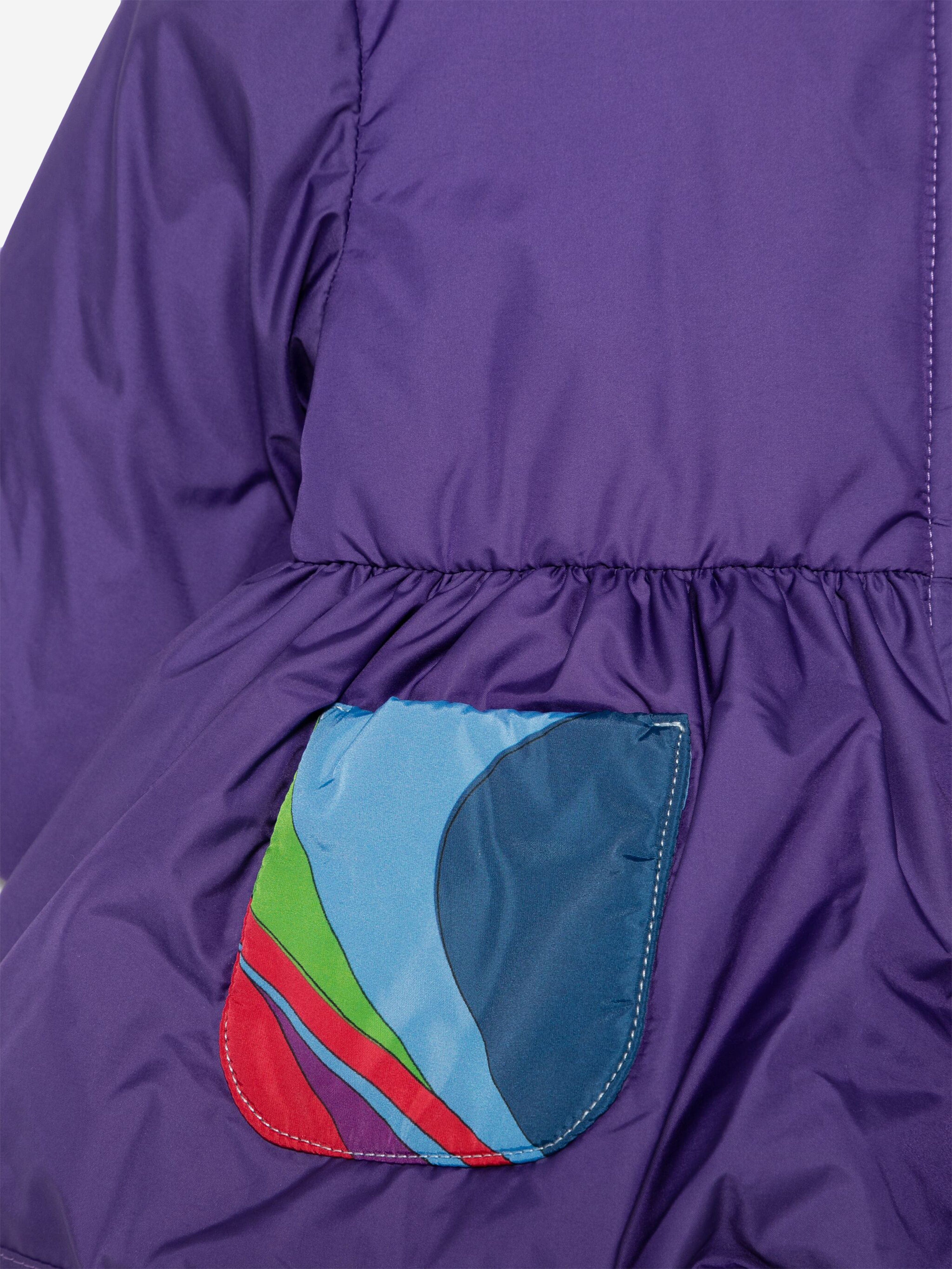 Pucci Baby Girls Puffer Jacket in Black
