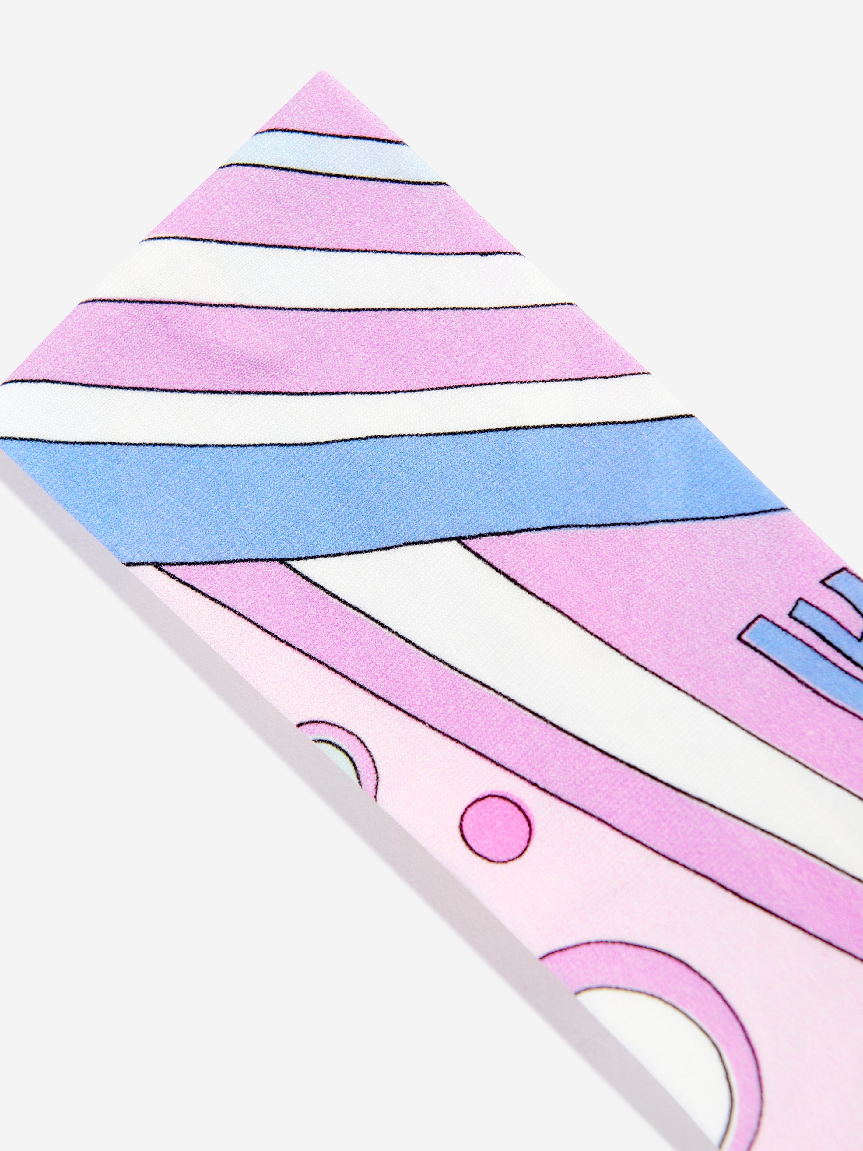 Girls Fontane Print Headband in Pink