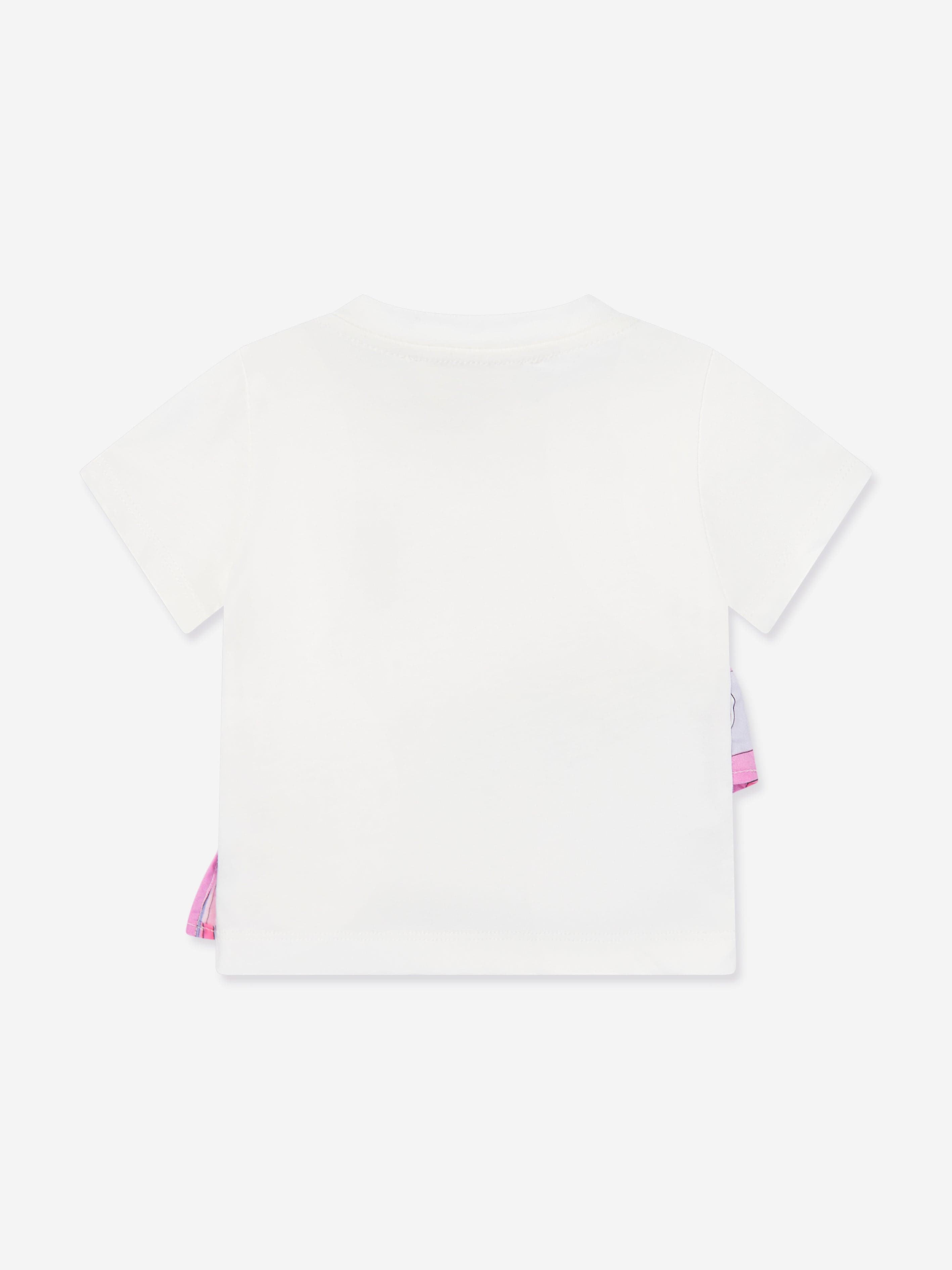 Baby Girls Fontane Ruffle T-Shirt in Ivory