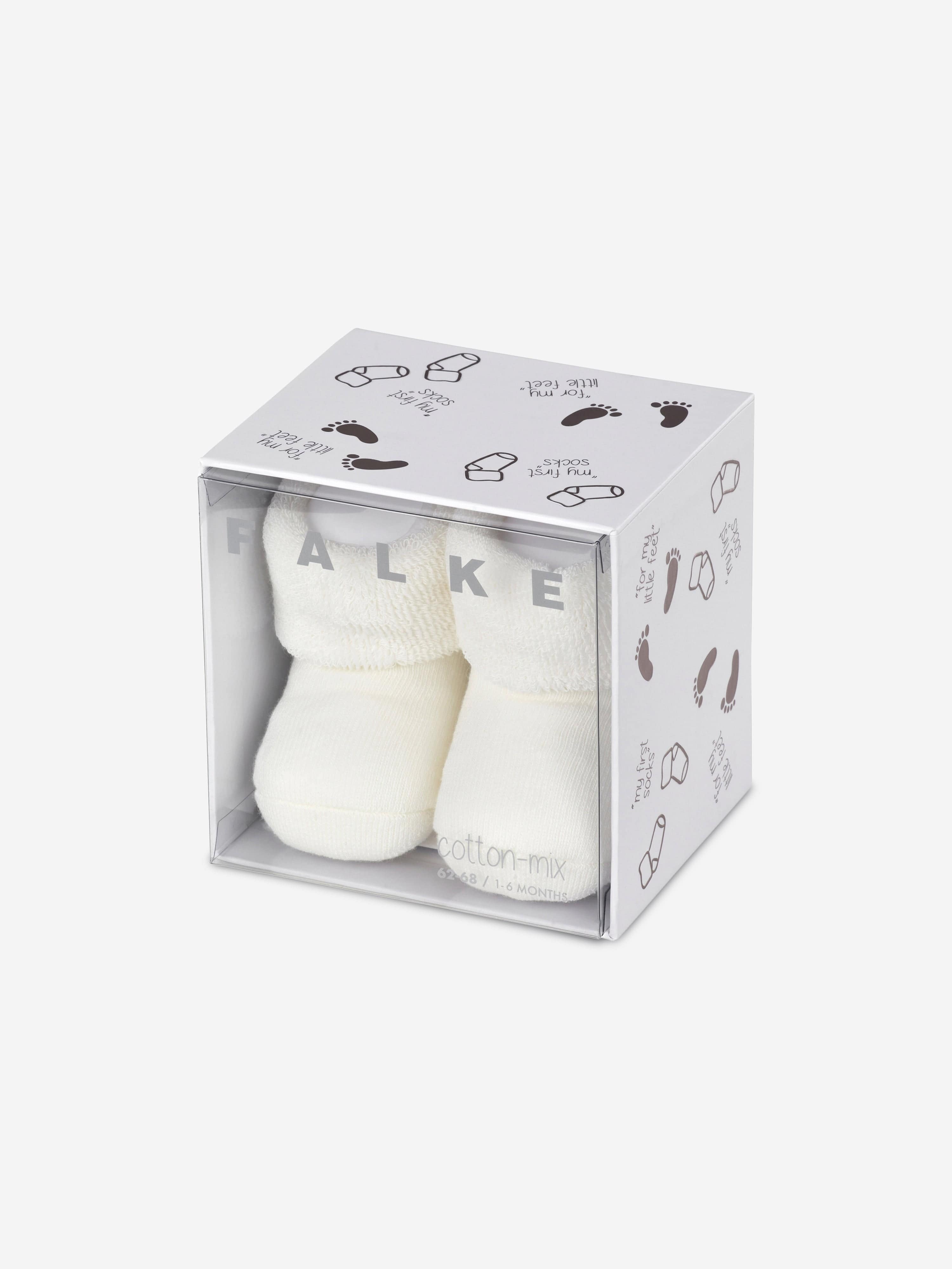 Falke Baby Erstling Socks Gift Box in Ivory