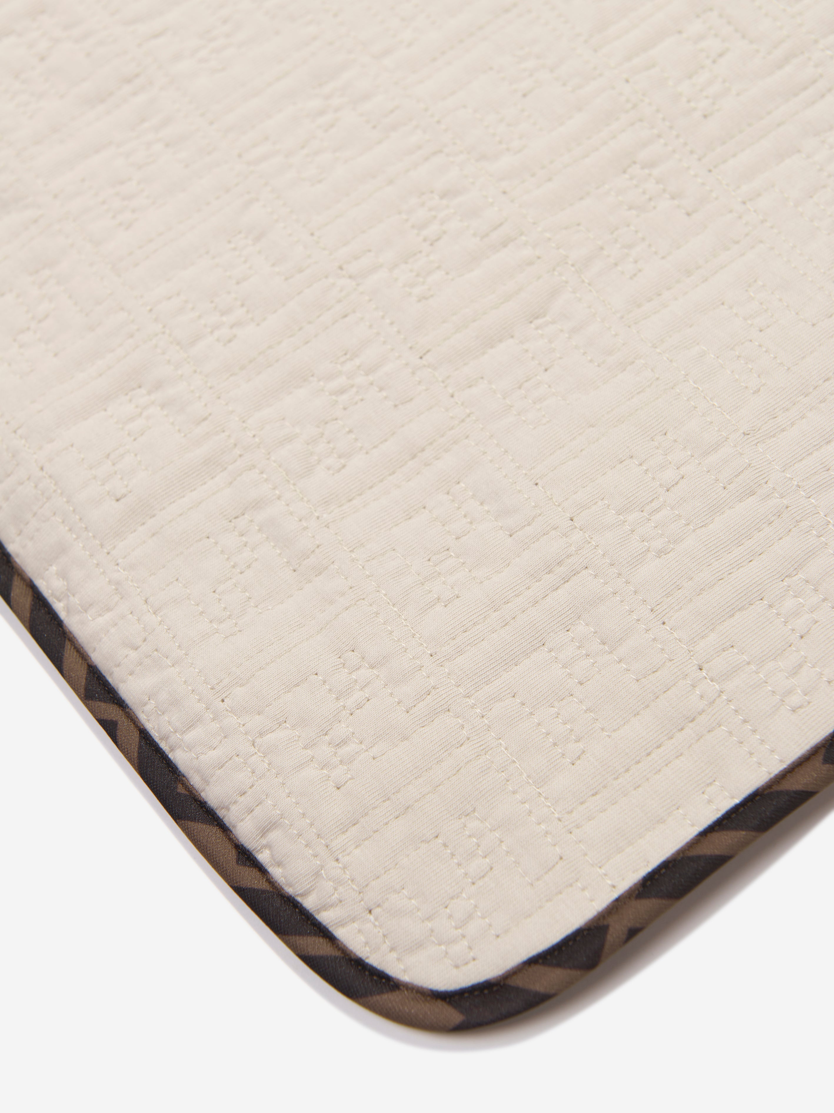 Baby Logo Blanket in Beige