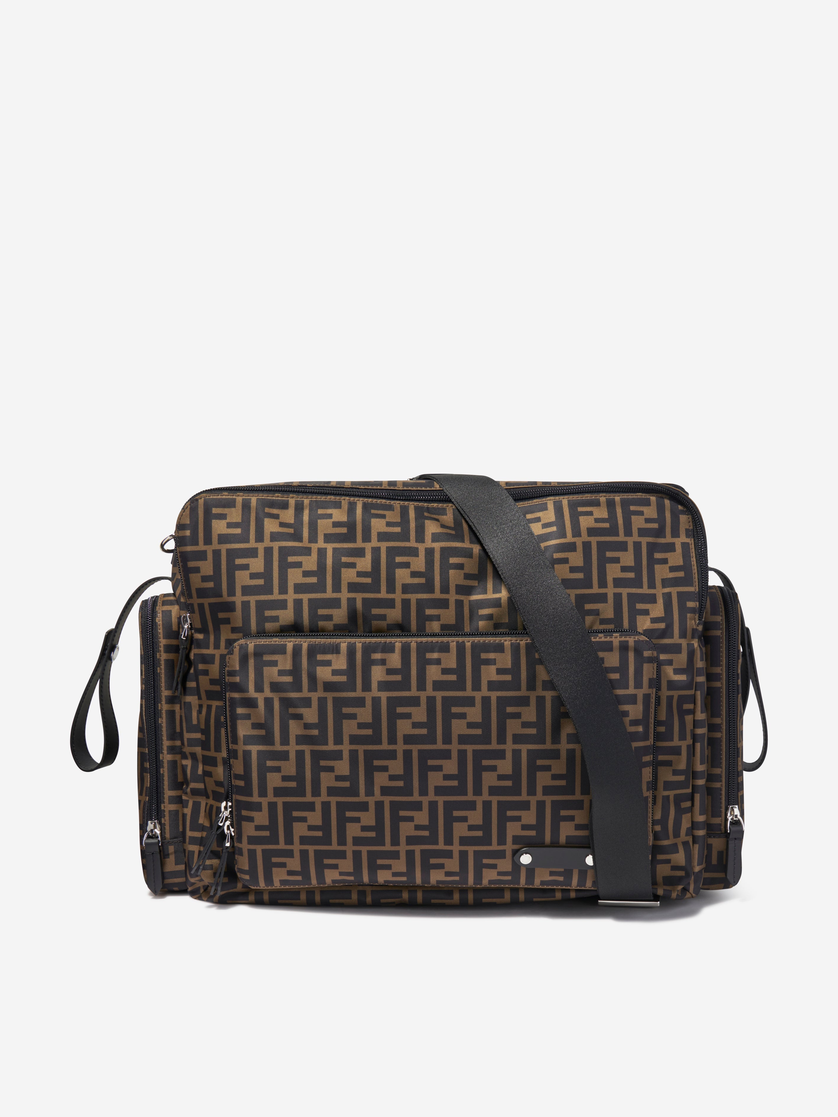 Baby FF Logo Changing Bag in Brown