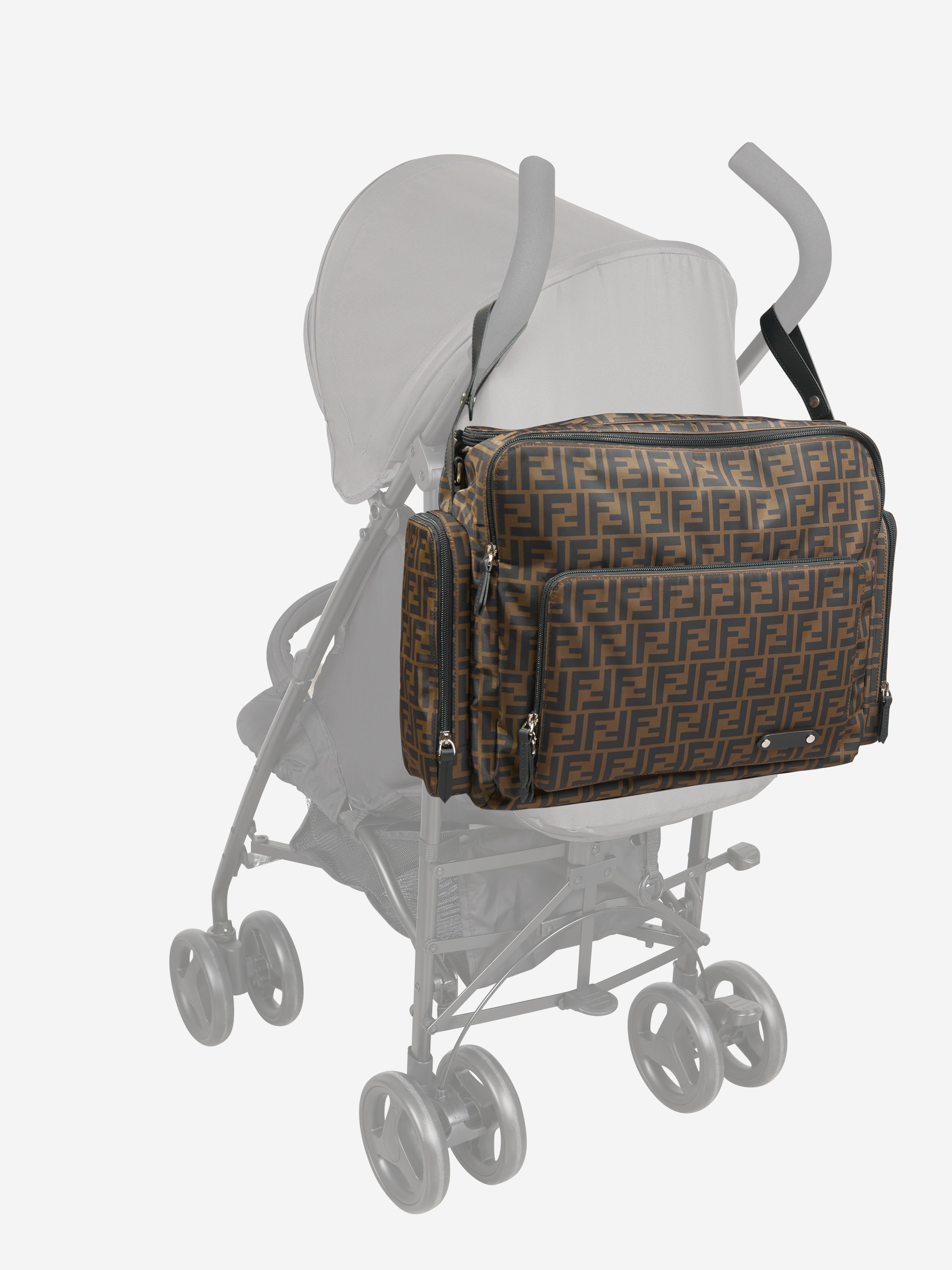 Baby FF Logo Changing Bag in Brown