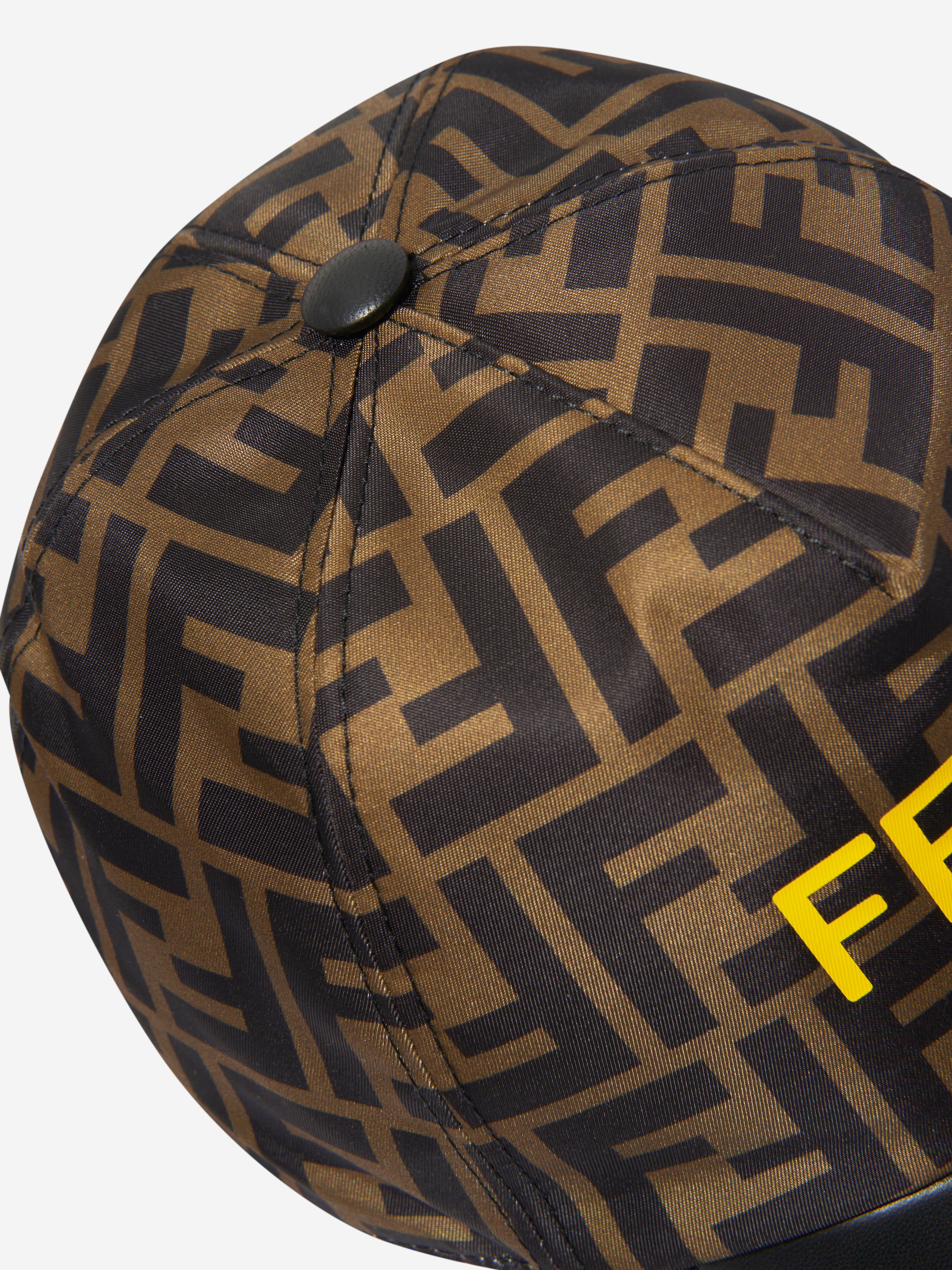 Kids FF Logo Cap in Brown