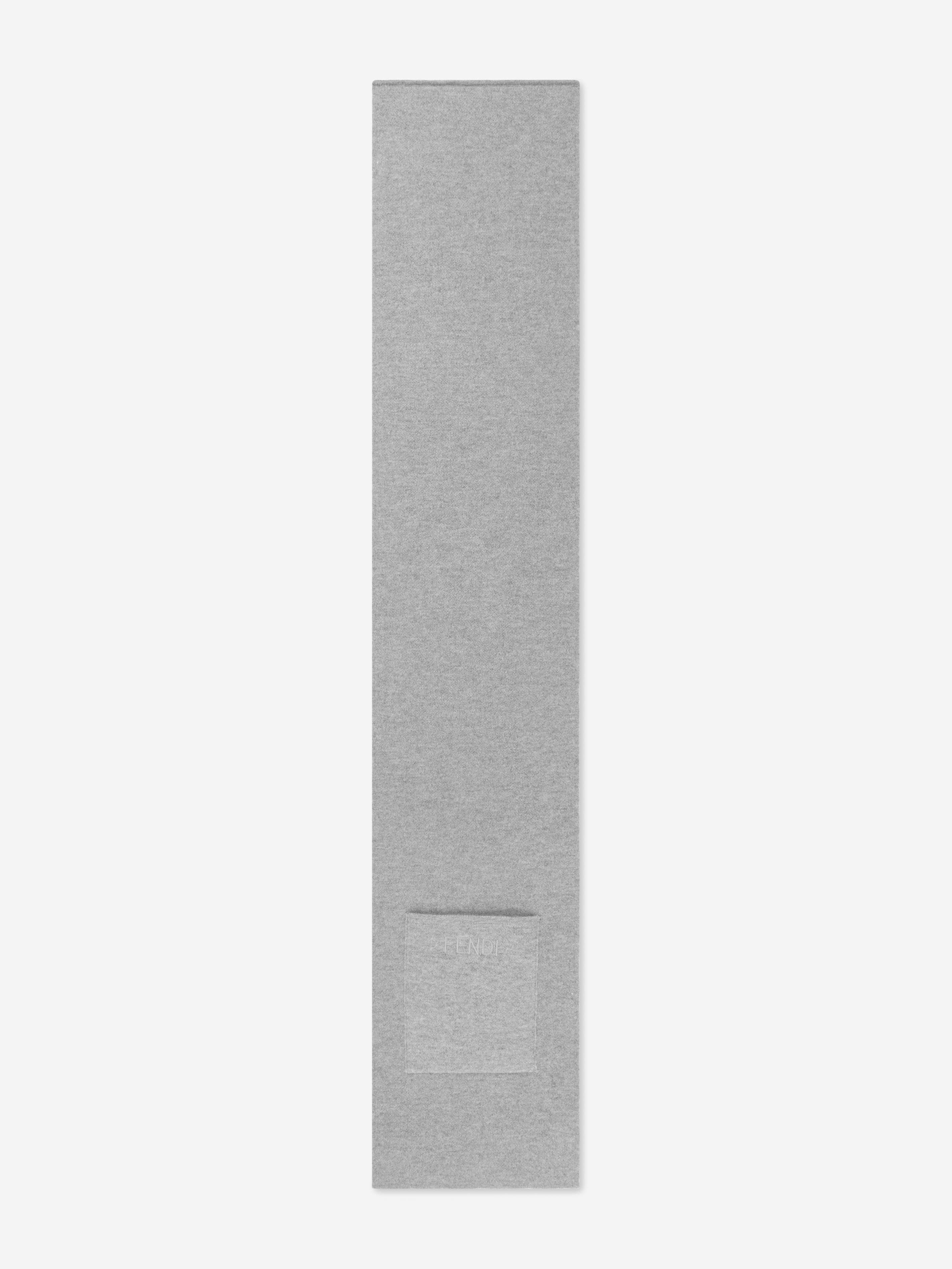 Kids FF Reversible Scarf in Grey