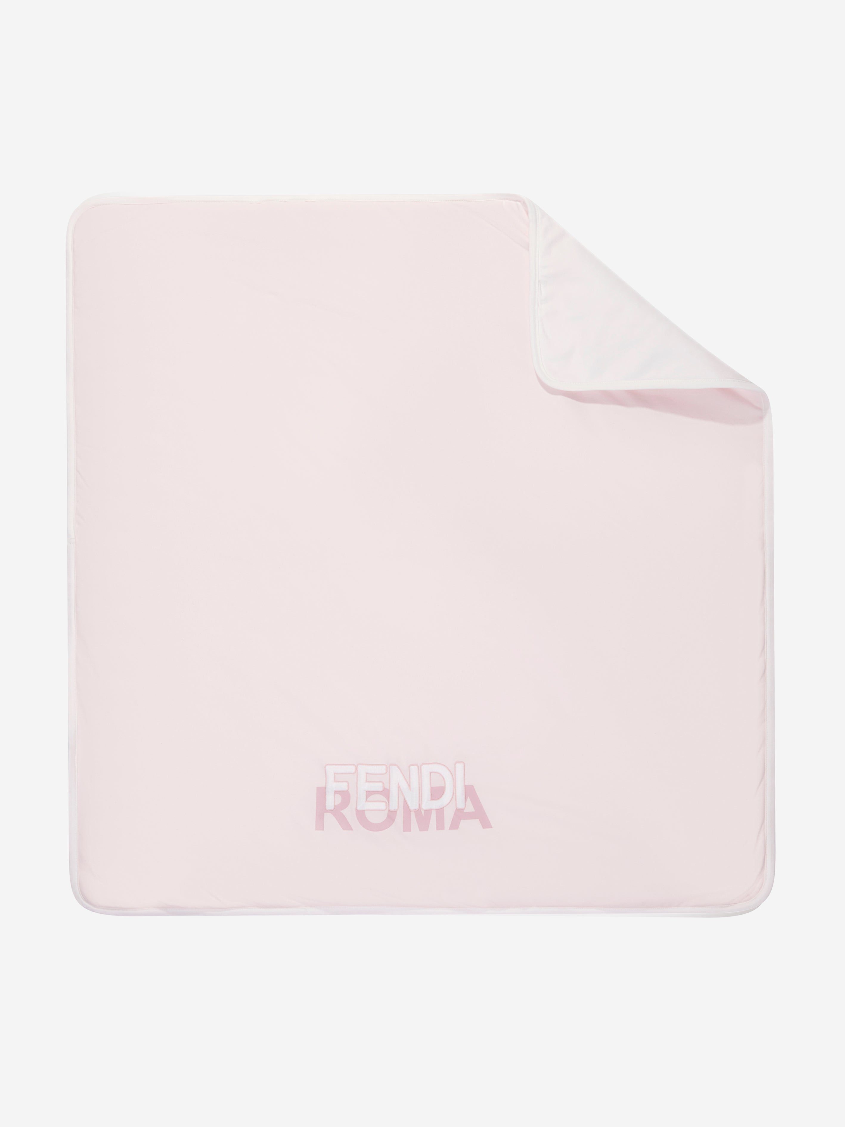 Baby Girls Padded Logo Blanket in Pink (80cm)