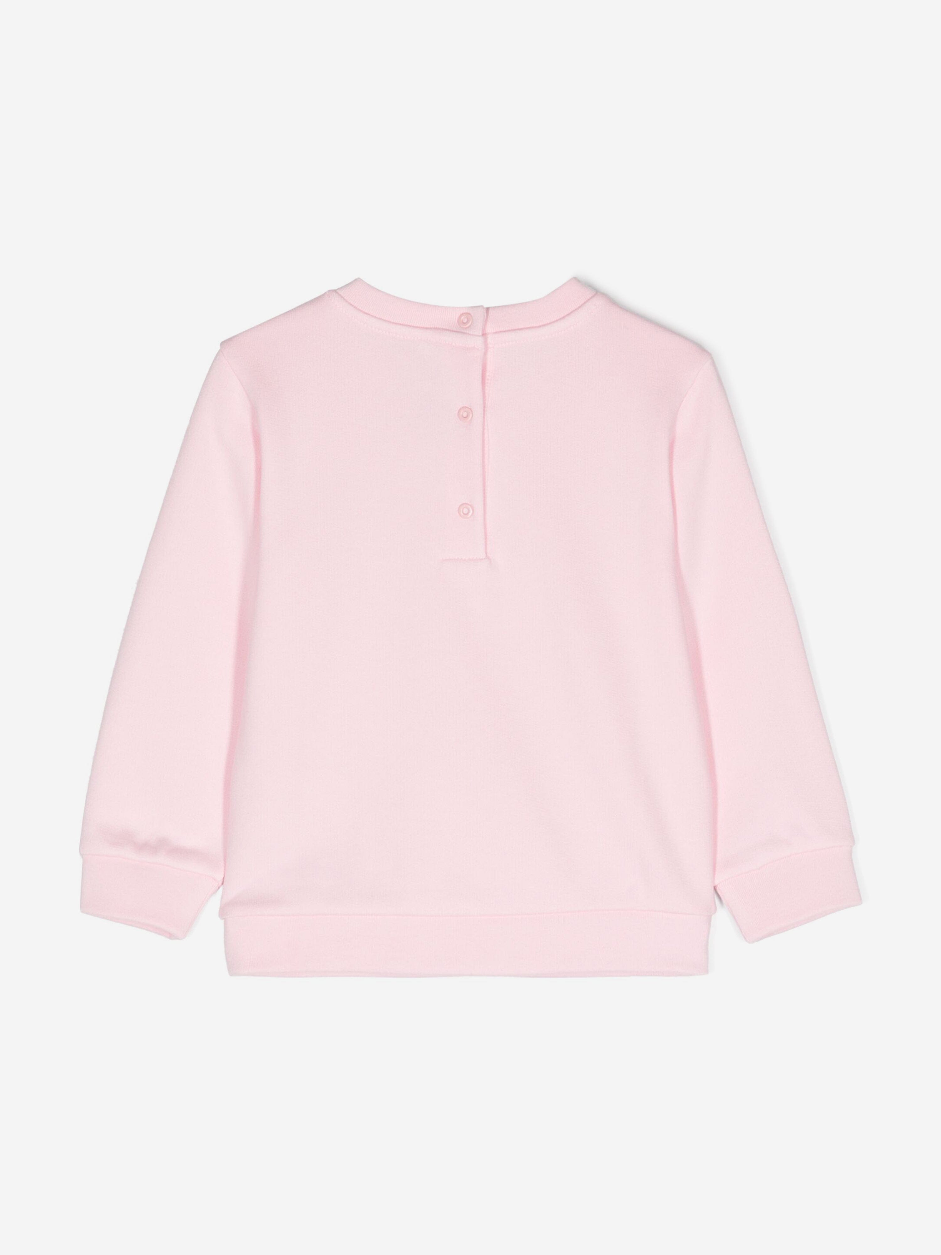 Fendi Baby Girls Logo Sweatshirt in Pink