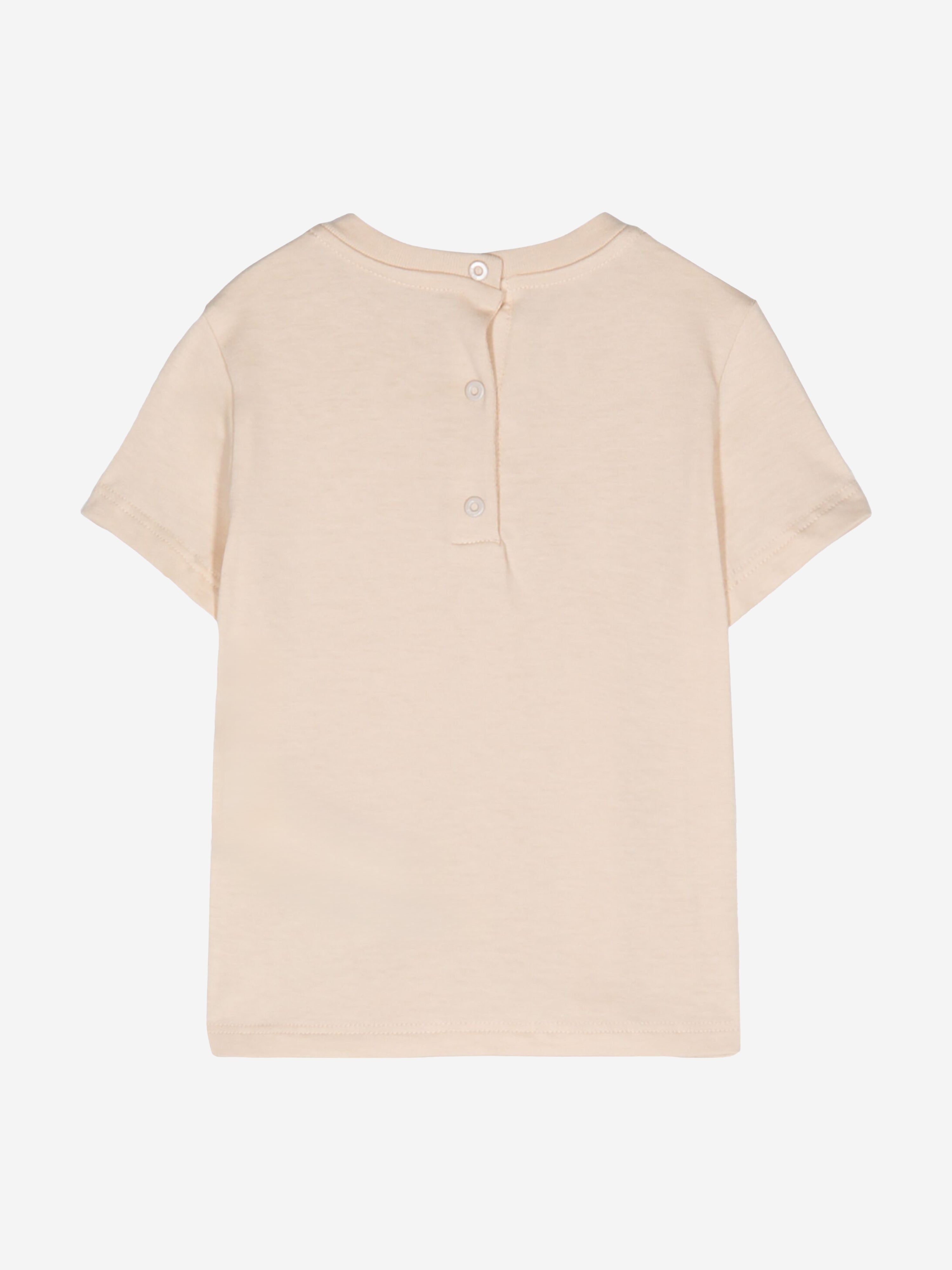Fendi Baby Logo T-Shirt in Beige