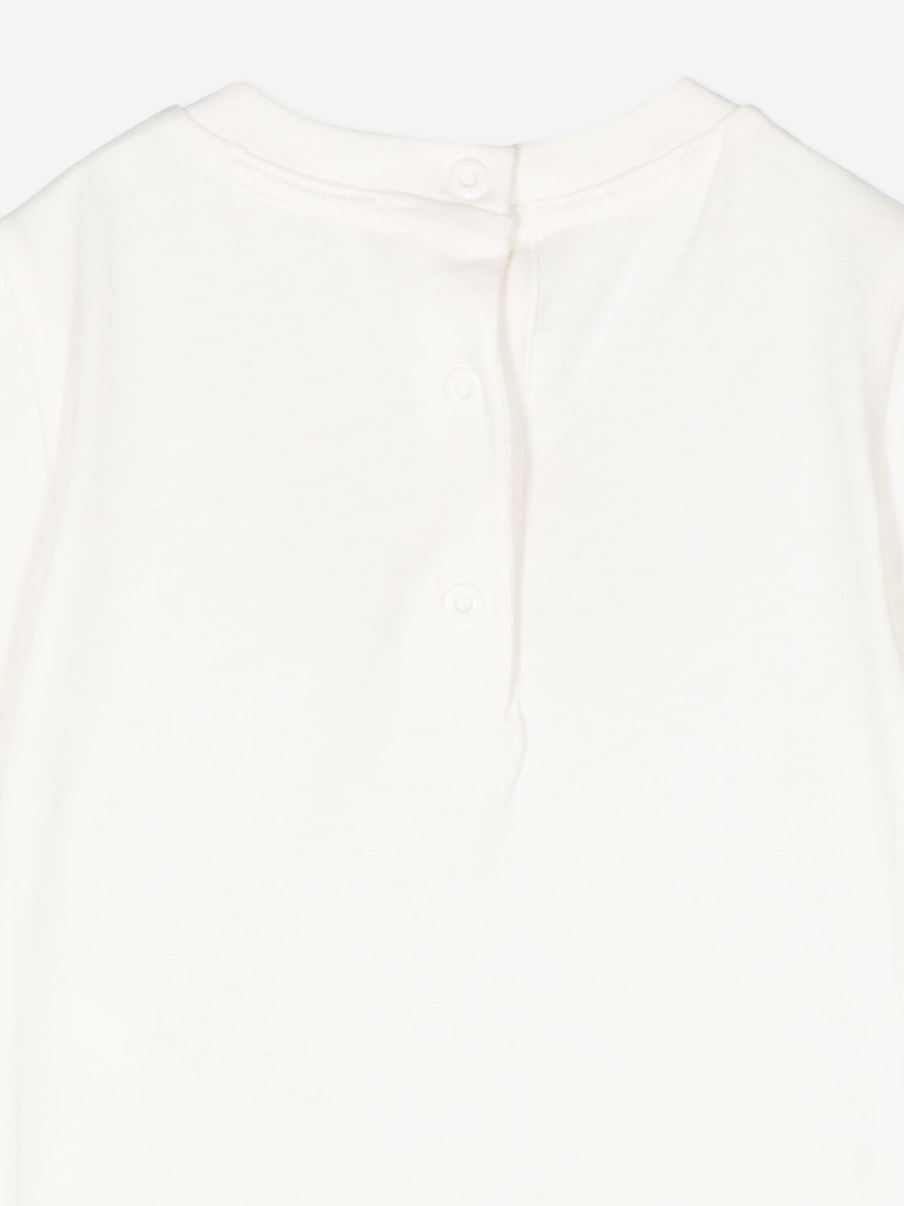 Fendi Baby Logo T-Shirt in Ivory