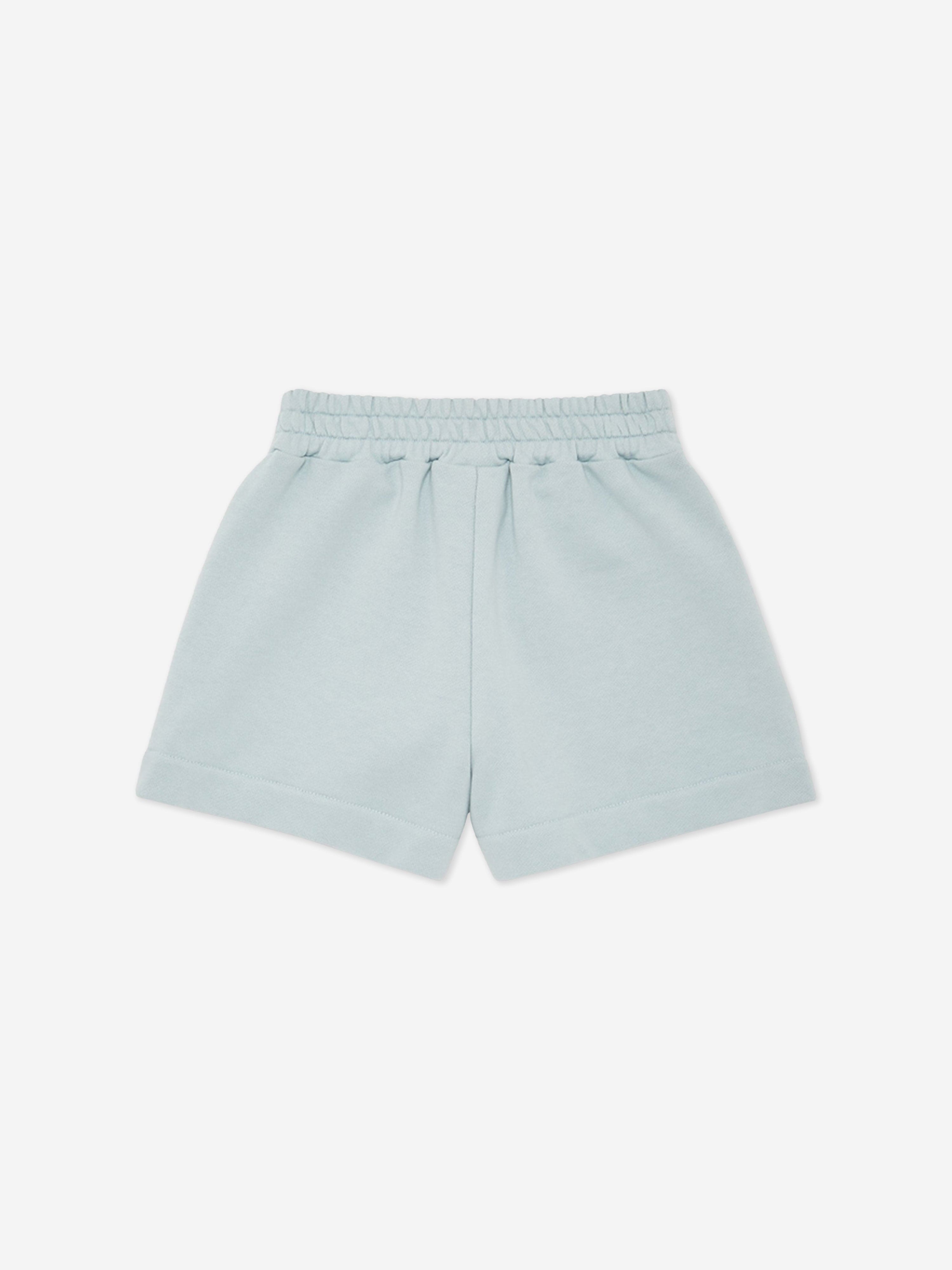 Fendi Girls Baguette Shorts in Blue