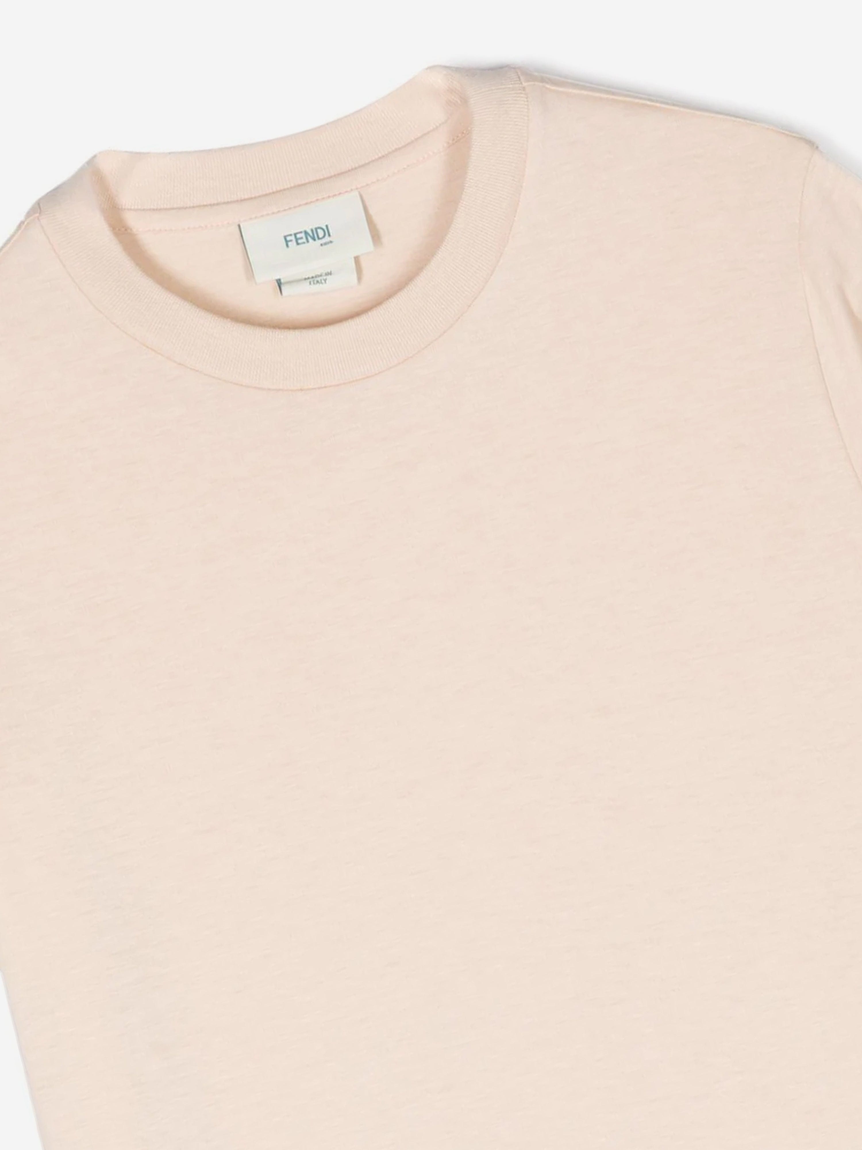 Kids Logo T-Shirt in Beige