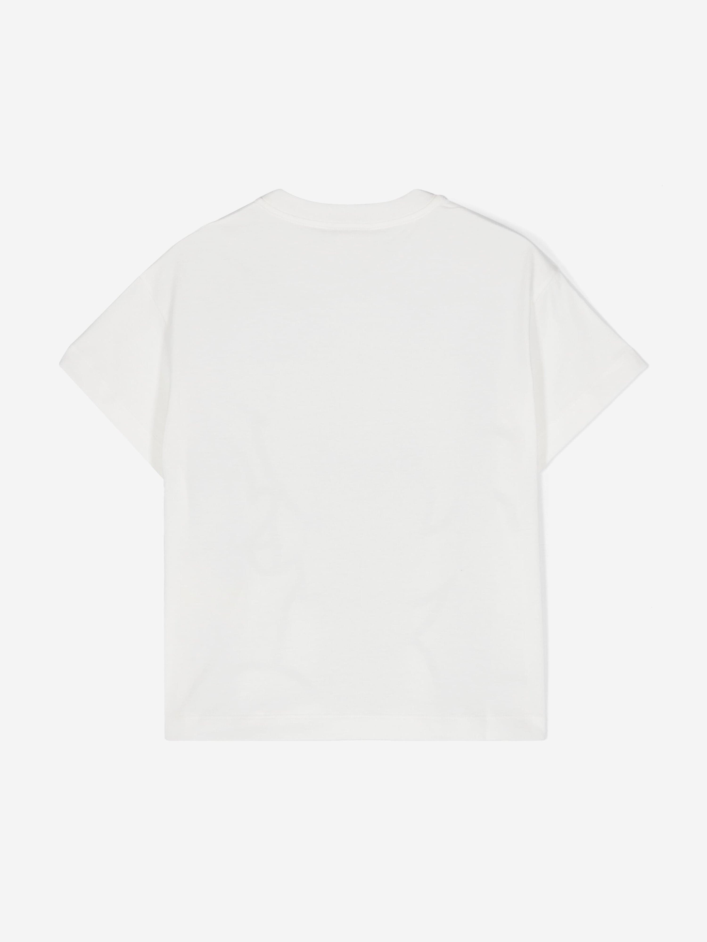 Kids Teddy Bear T-Shirt in White
