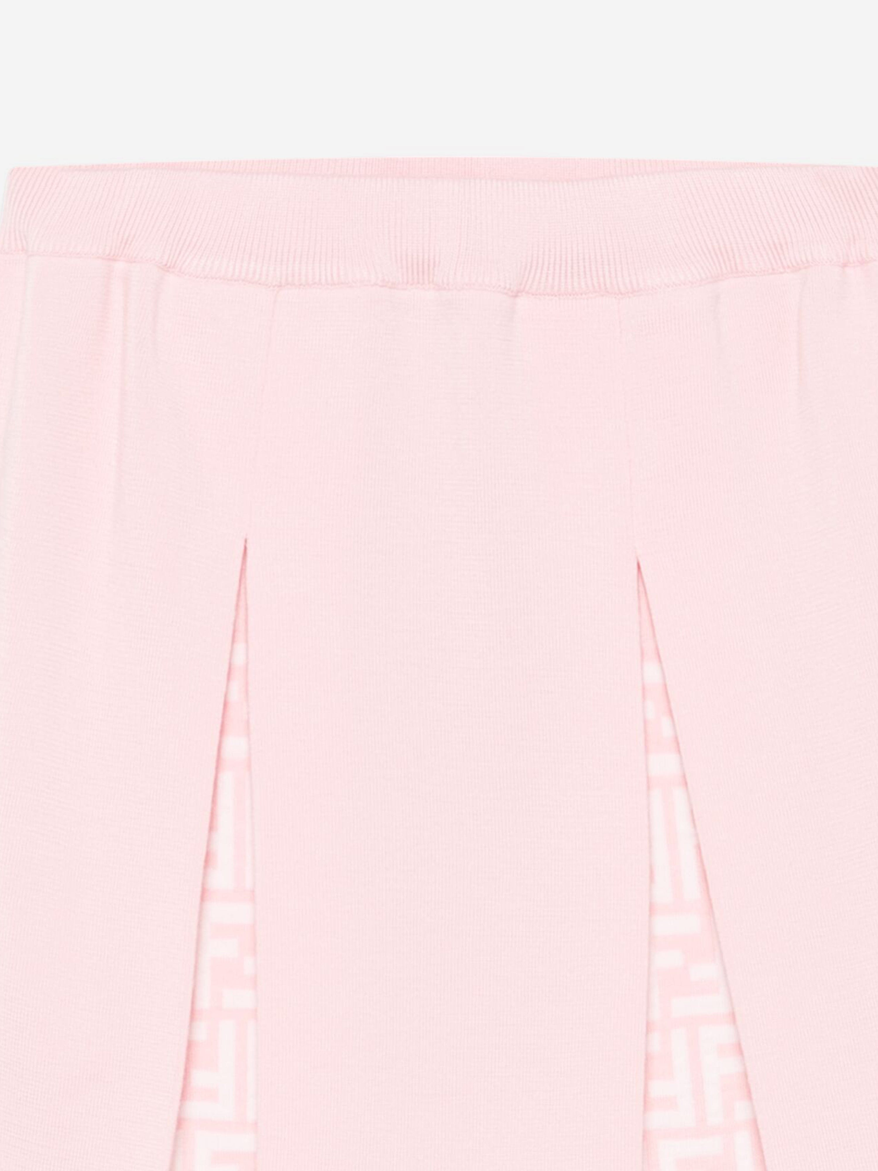 Girls Wool Skirt in Pink