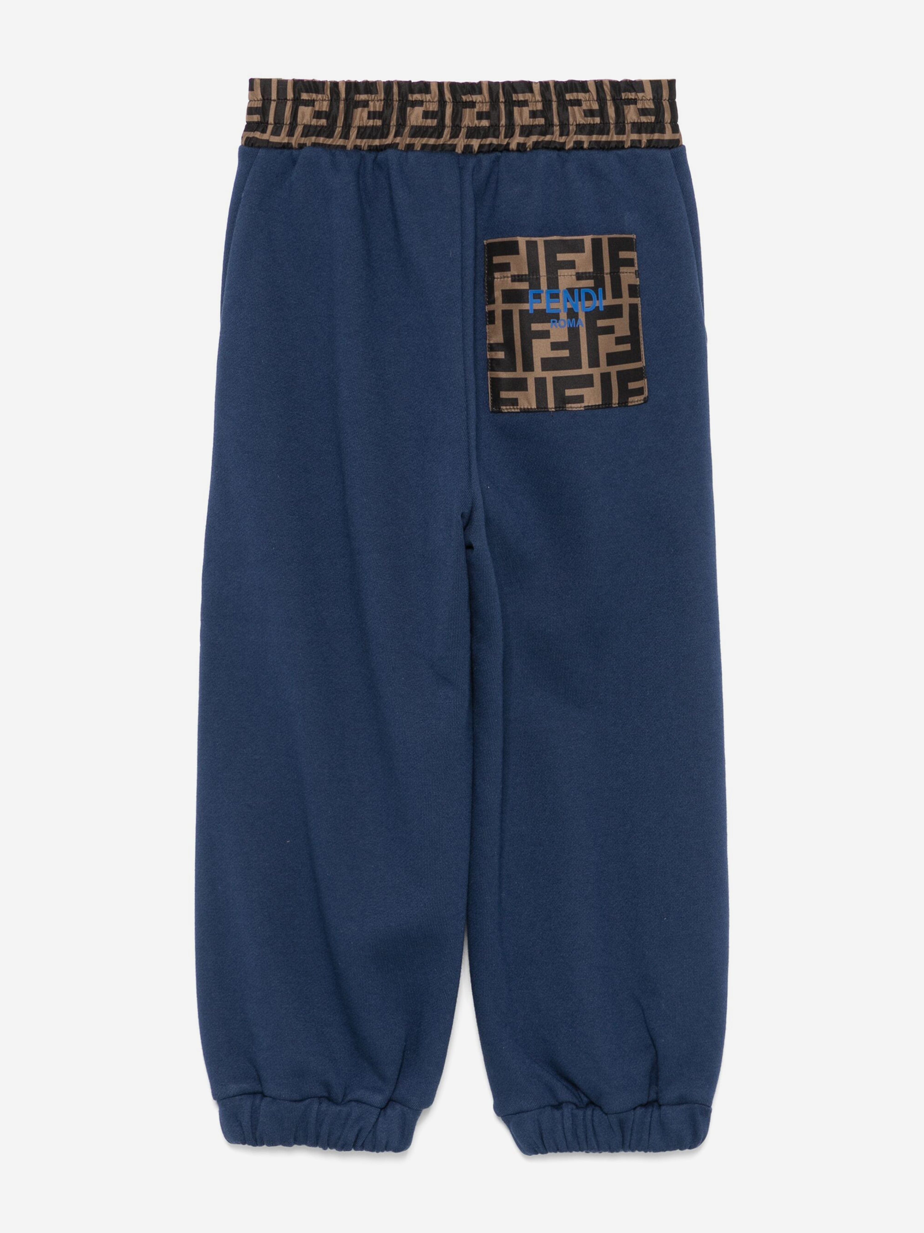 Kids FF Logo Joggers in Navy