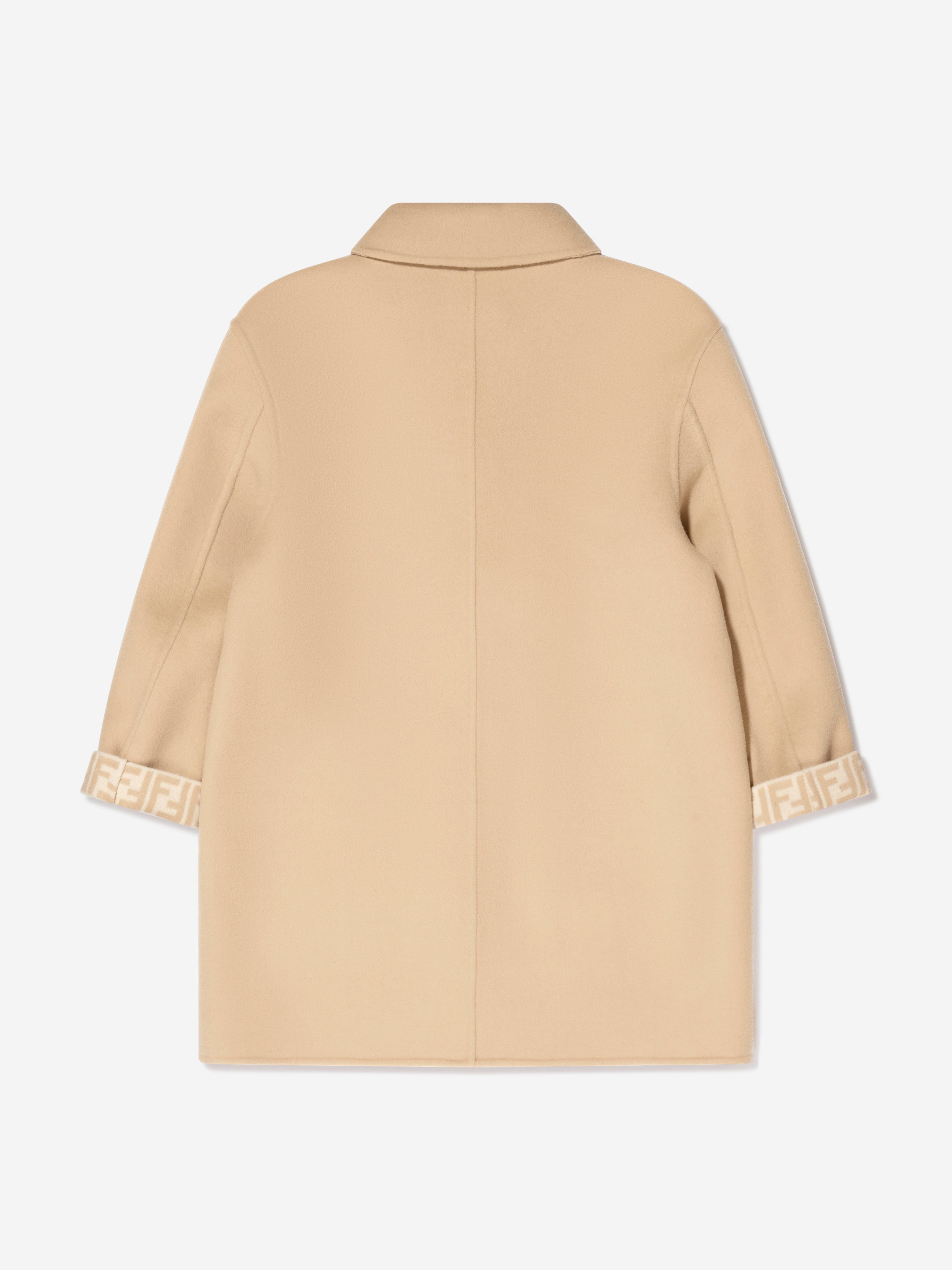 Girls Logo Print Coat