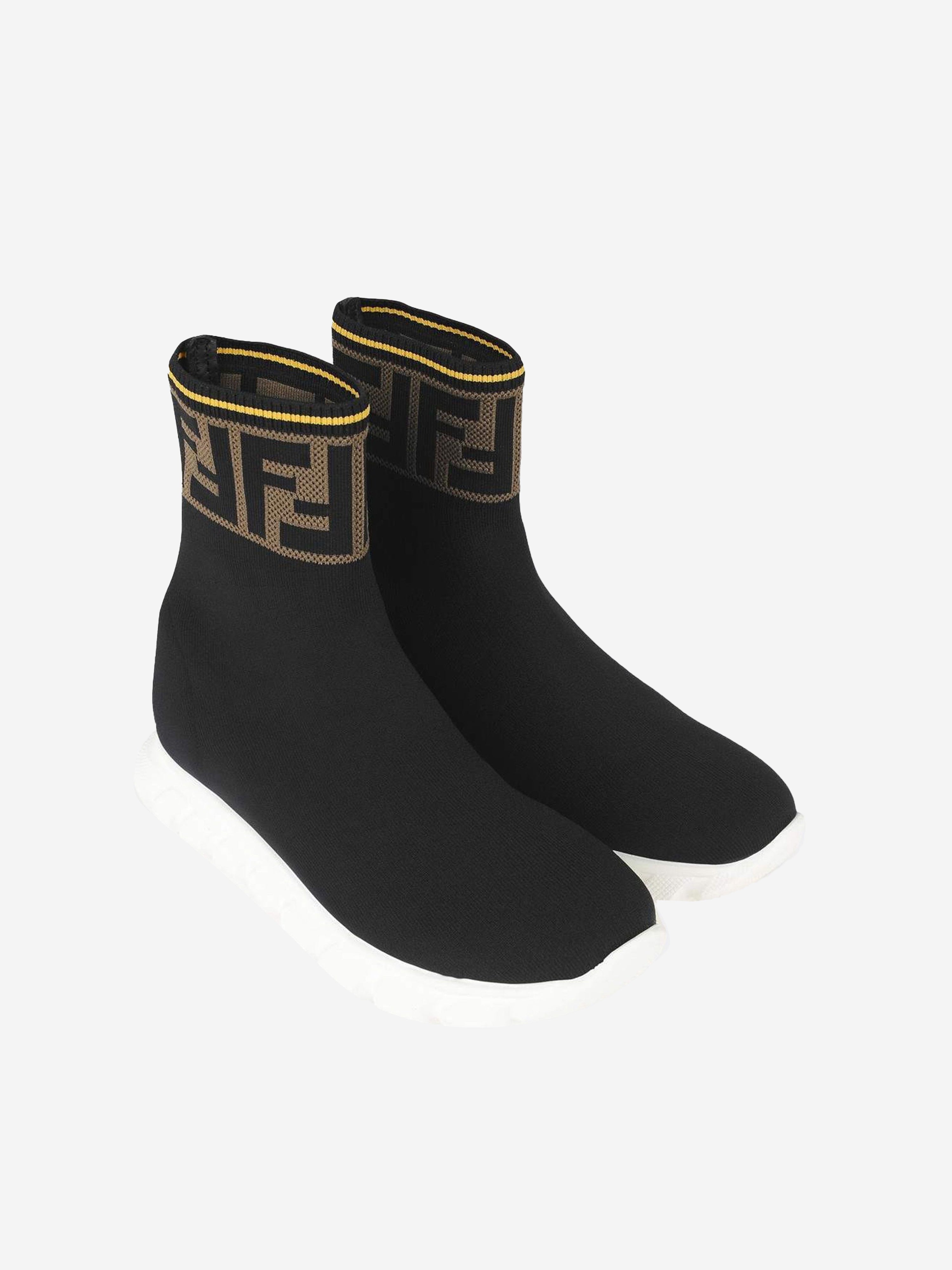 Kids FF Logo Sock Trainers