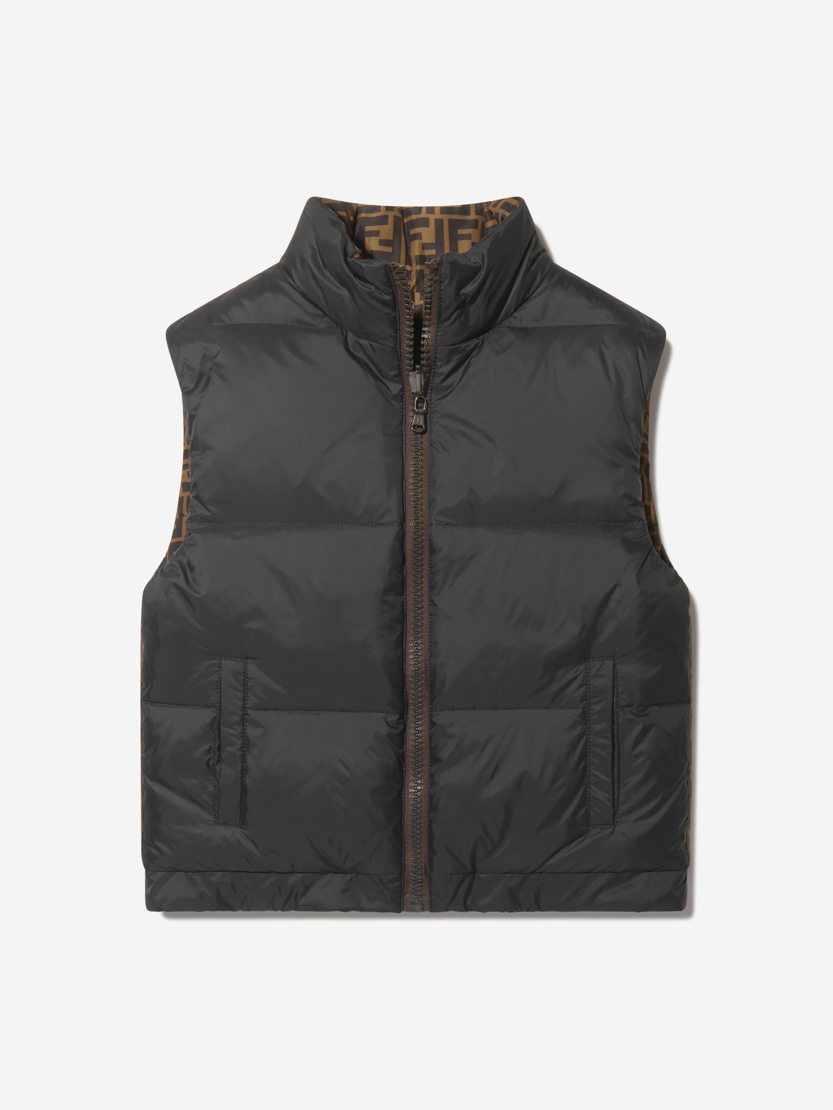 Kids Down Padded Reversible Gilet
