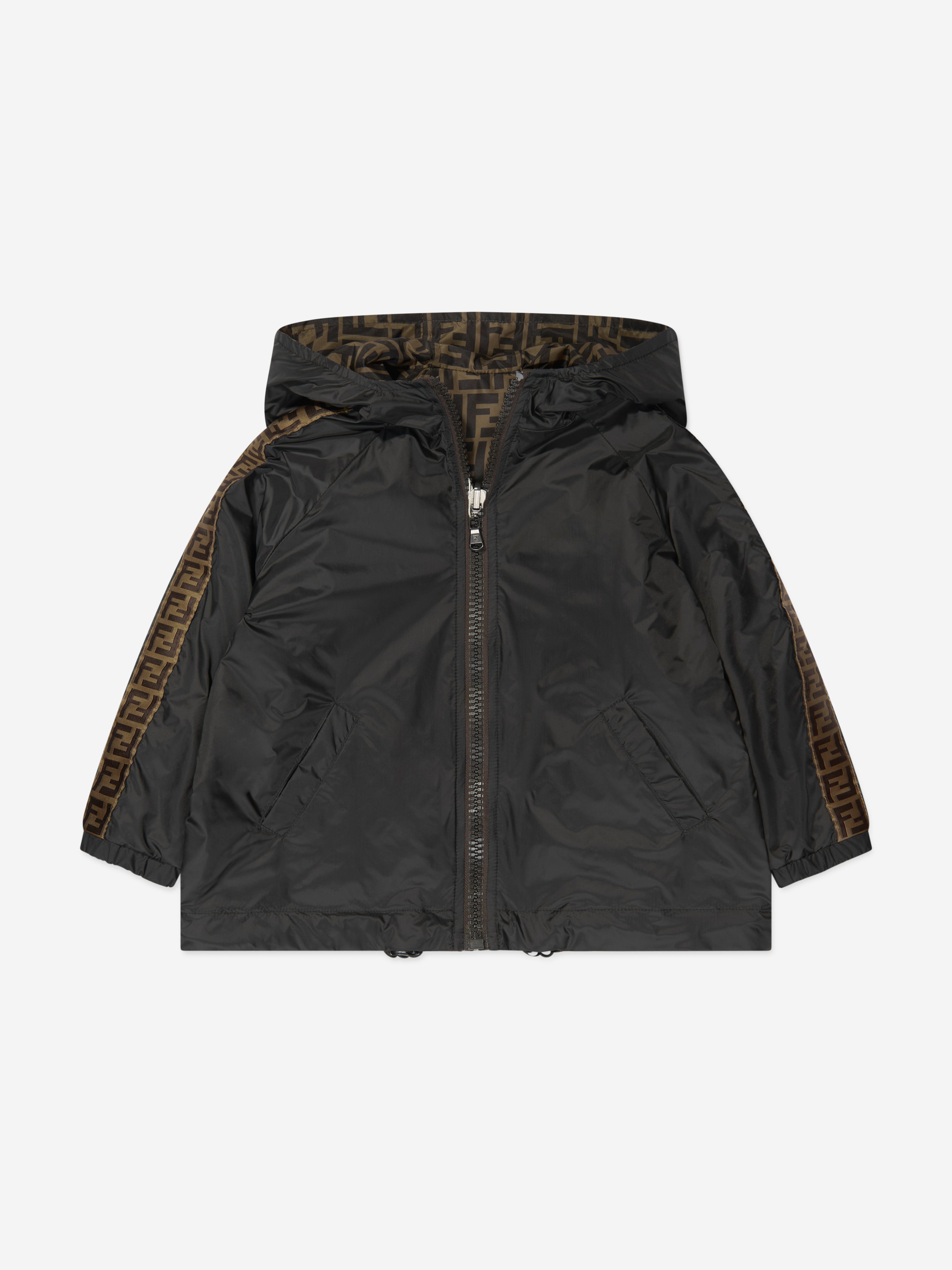 Kids Logo Trim K-Way Jacket