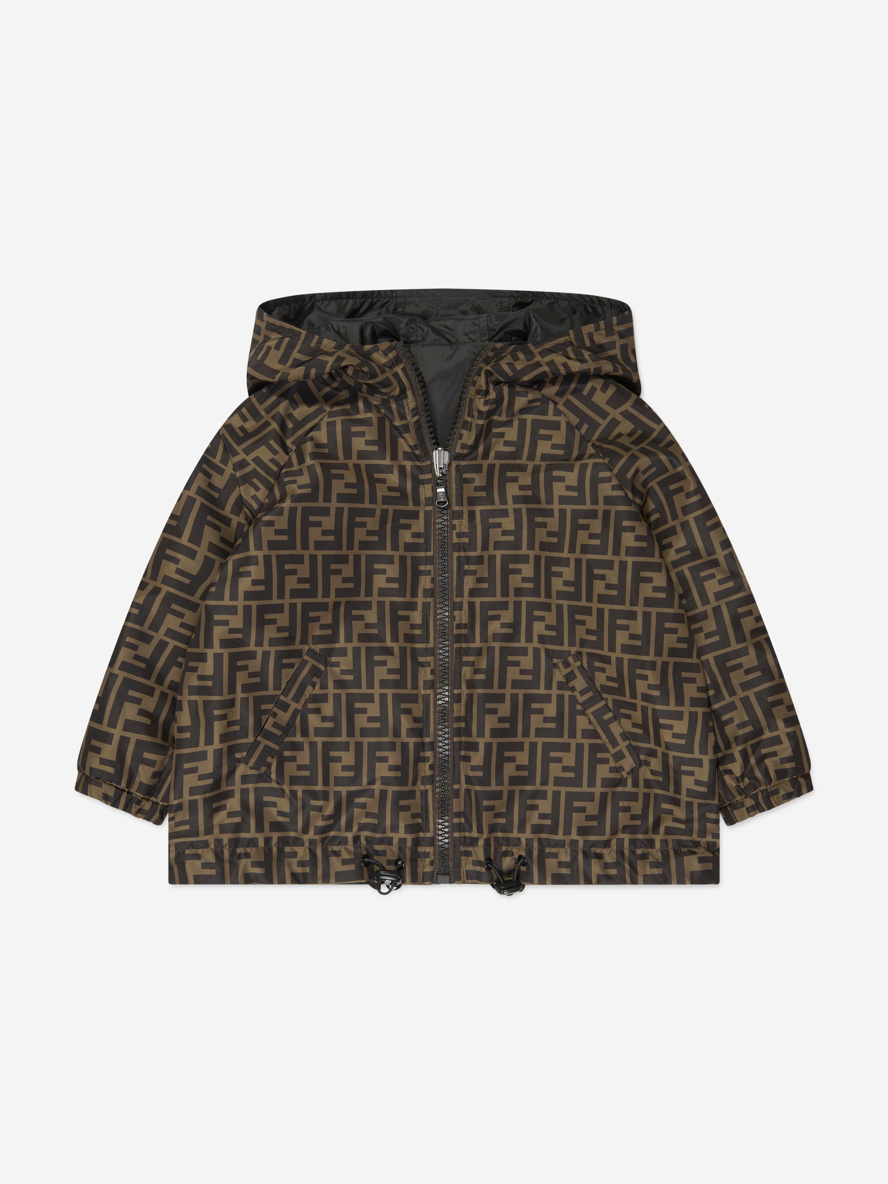 Kids Logo Trim K-Way Jacket