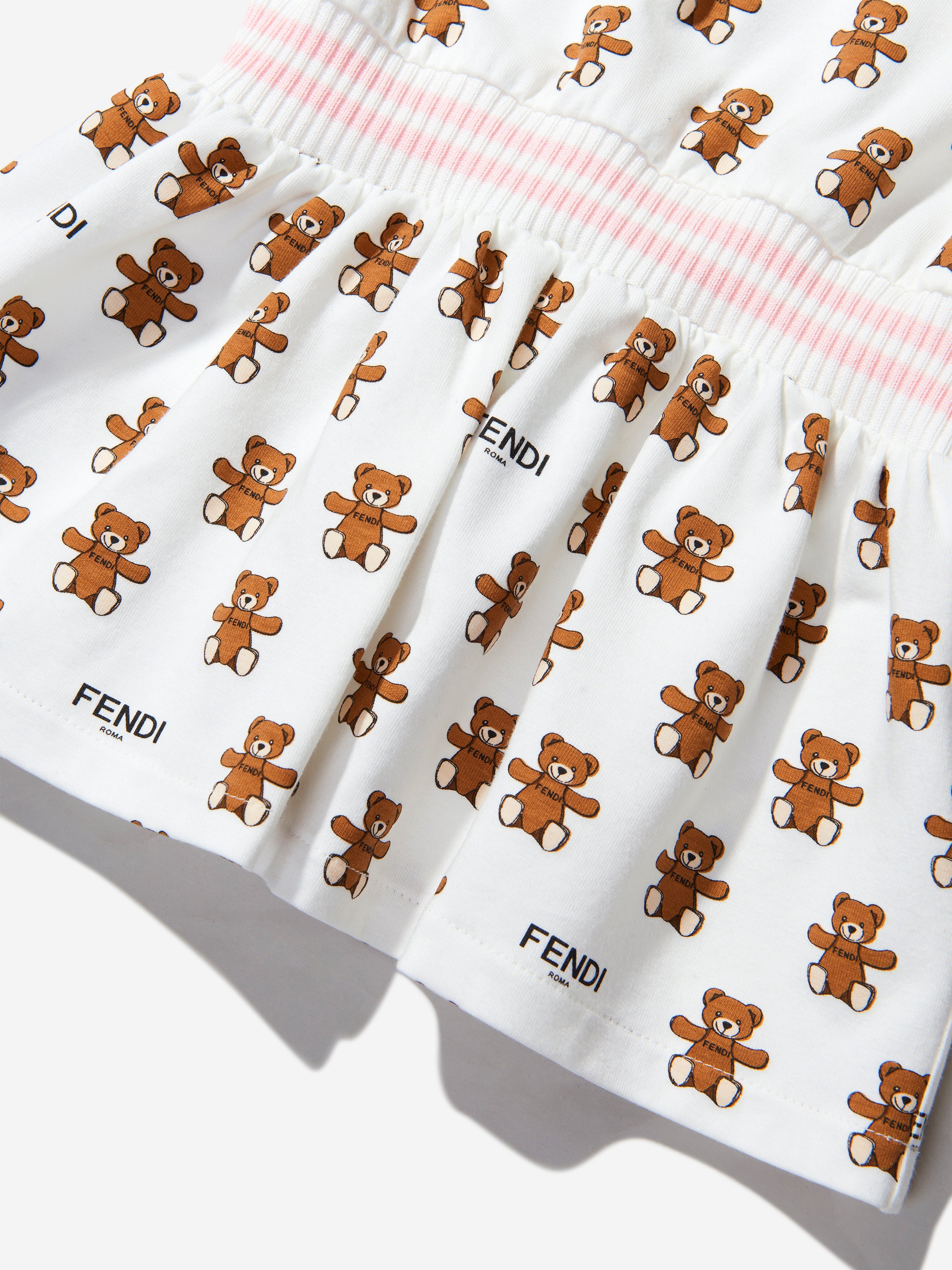 Baby Girls Cotton Teddy Bear Dress