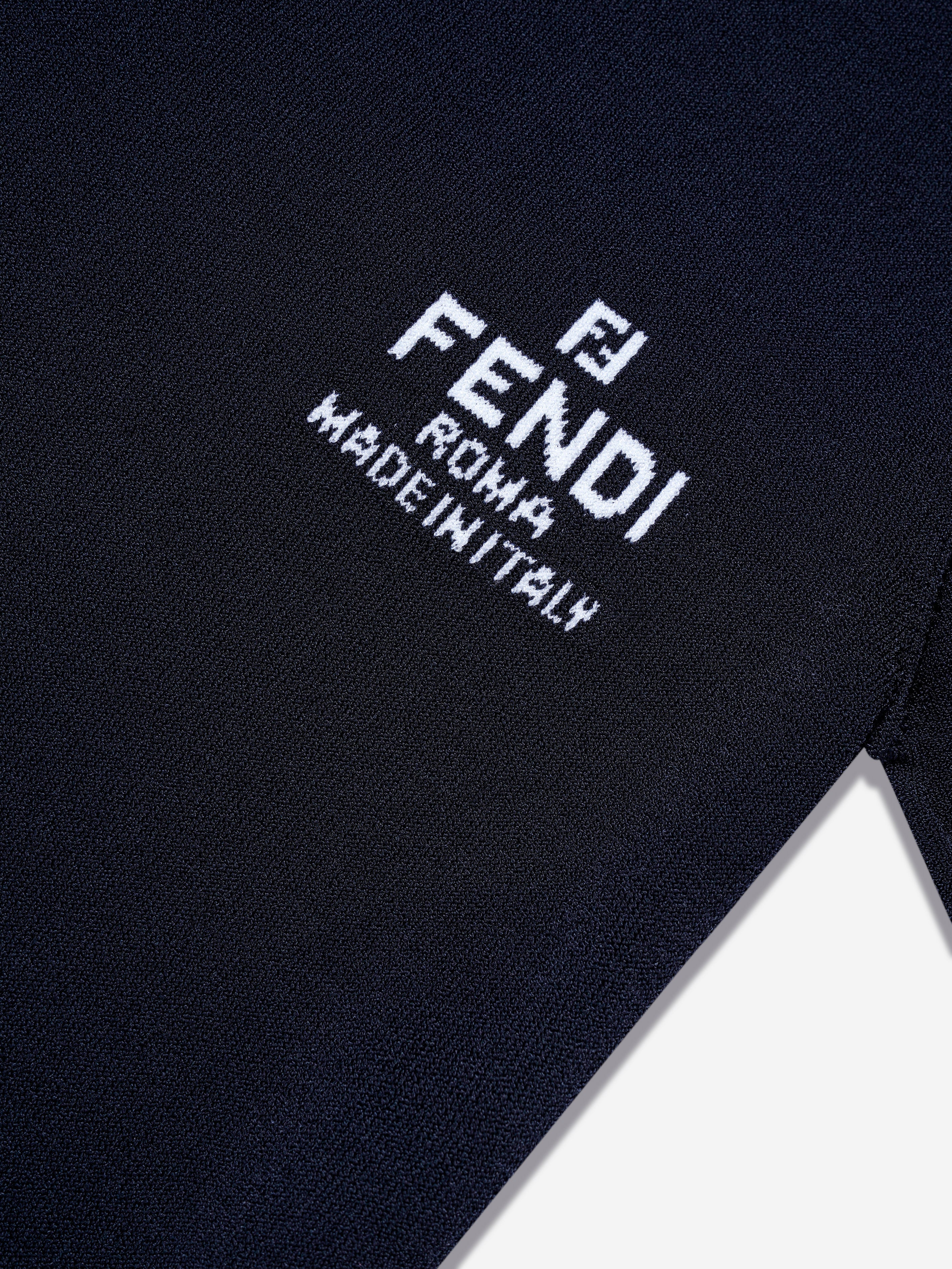 Girls Logo Dress in Navy