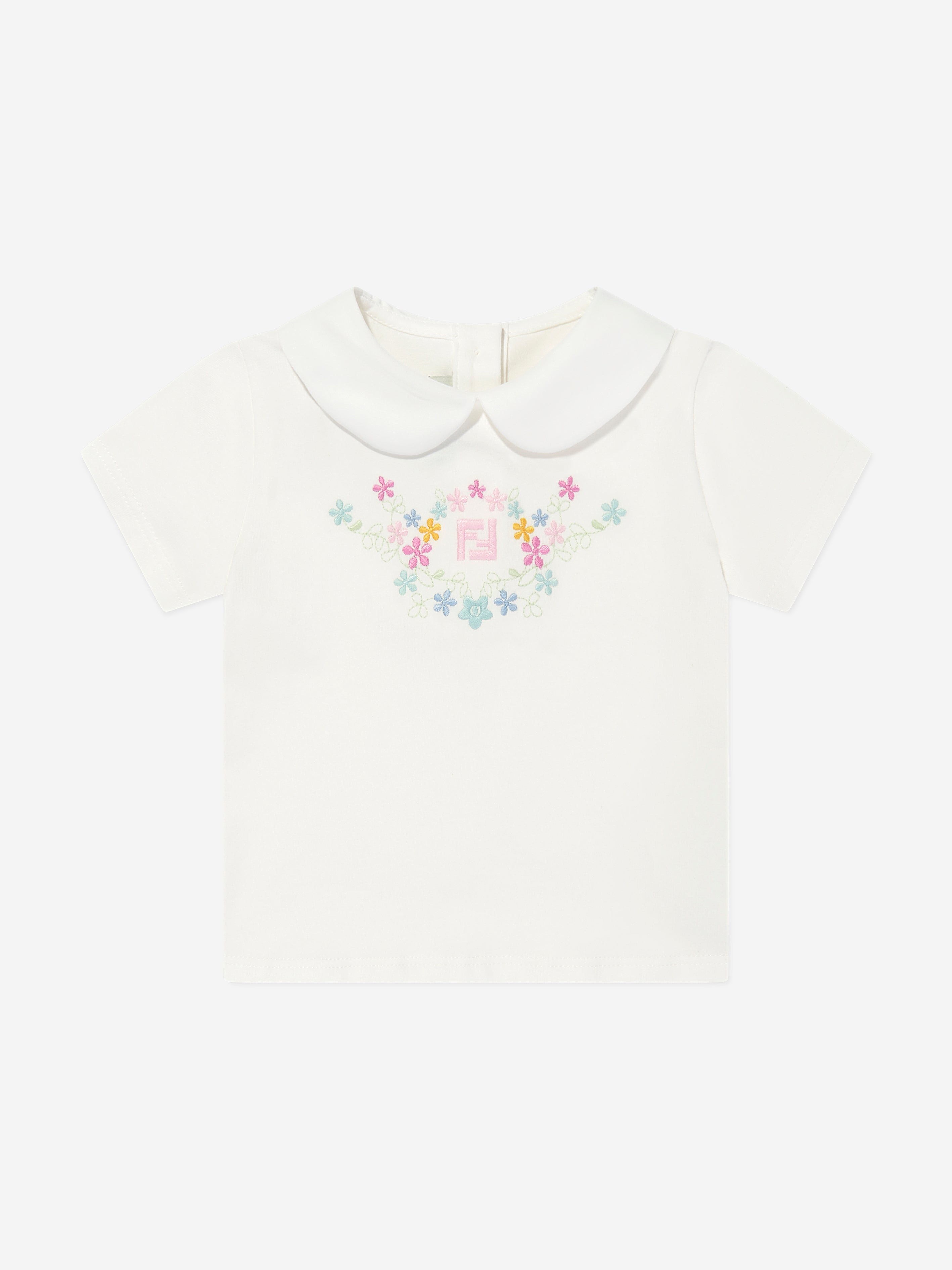 Baby Girls Logo T-Shirt in White