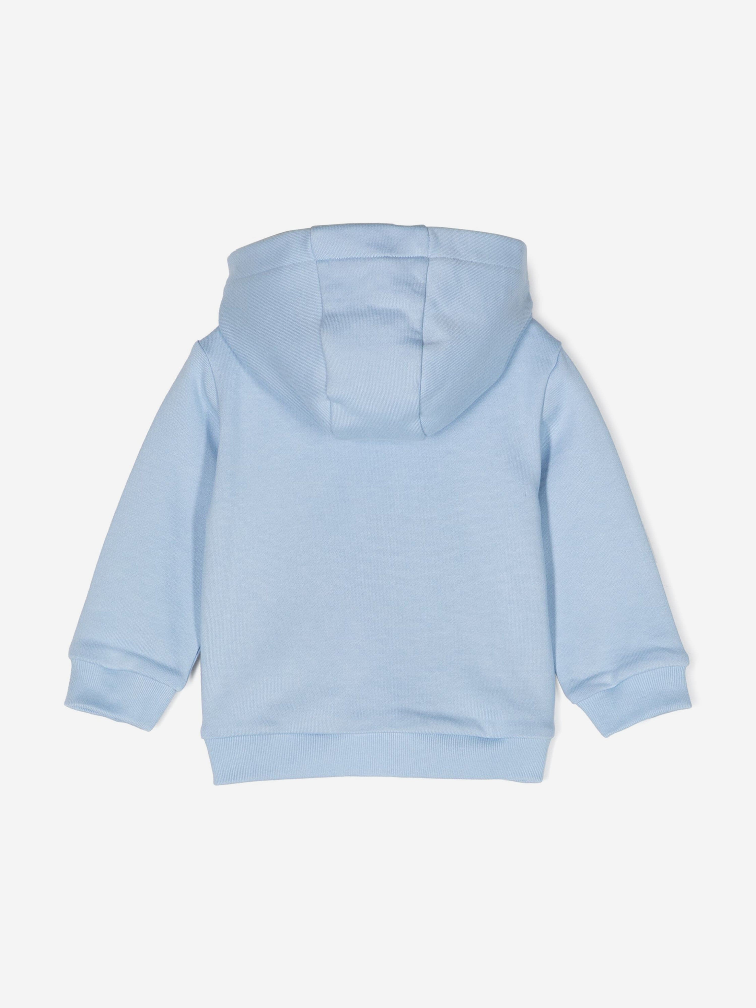 Fendi Baby Boys FF Logo Zip Up Top in Blue
