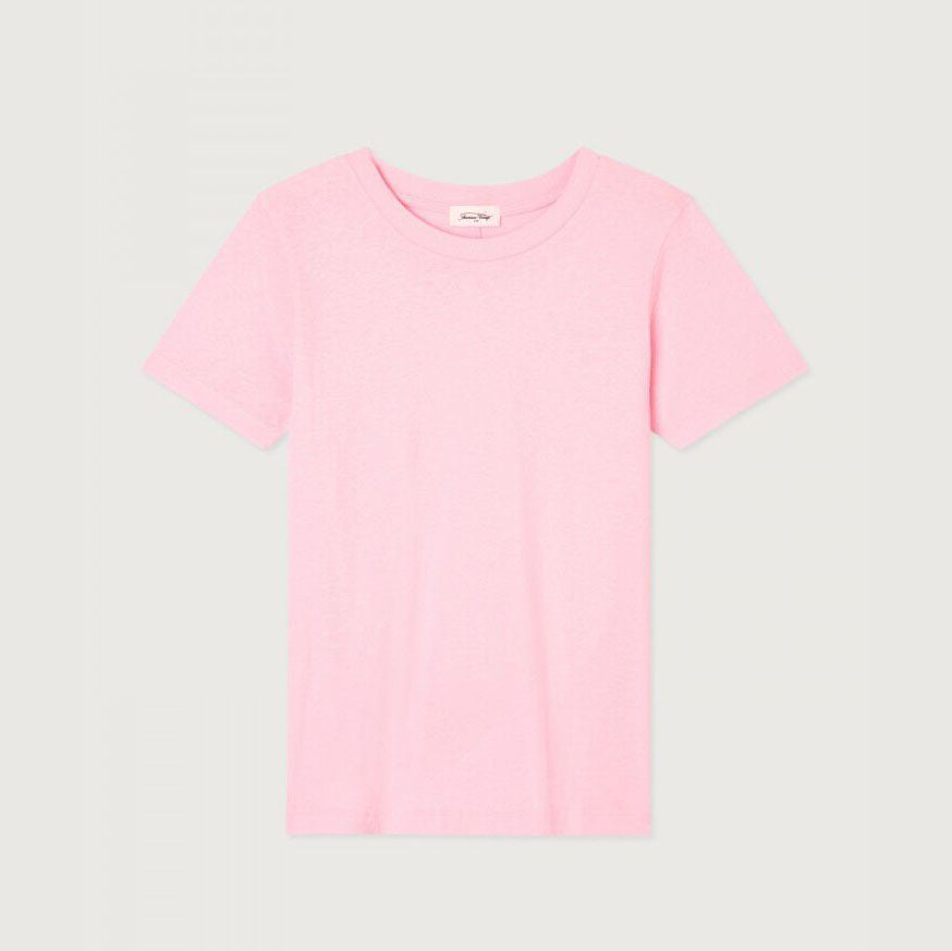 Women Pink Cotton T-Shirt