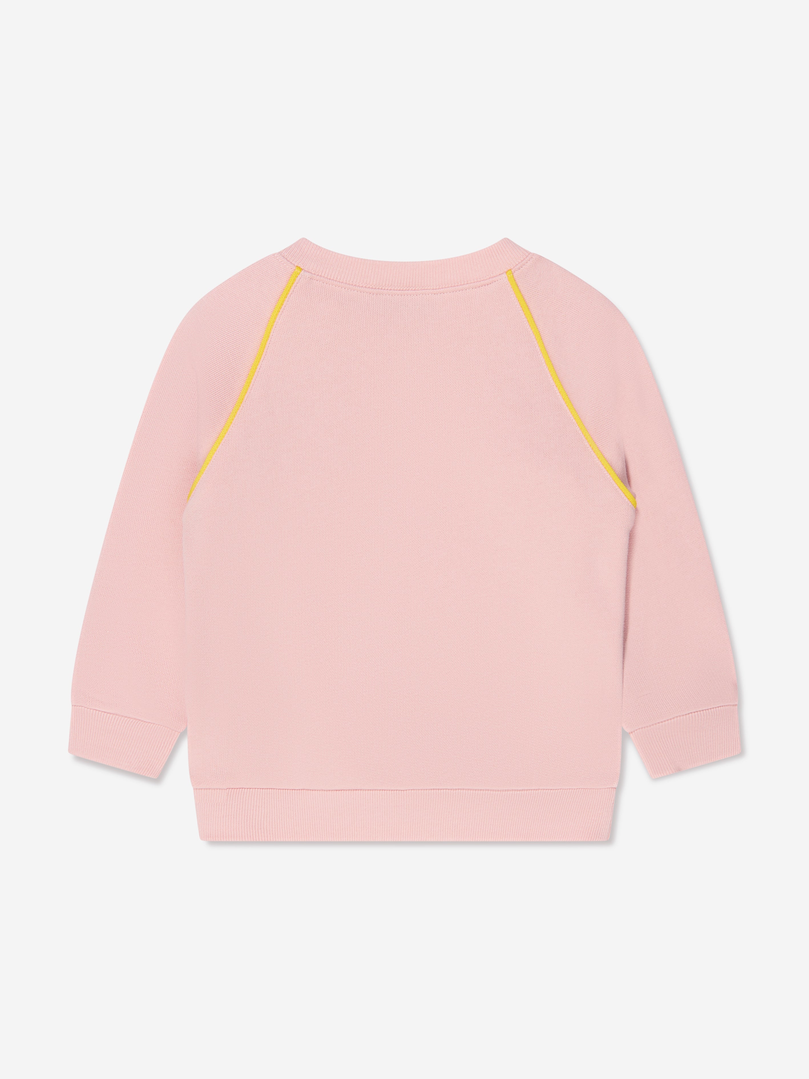 Baby Girls Apple Sweatshirt in Pink
