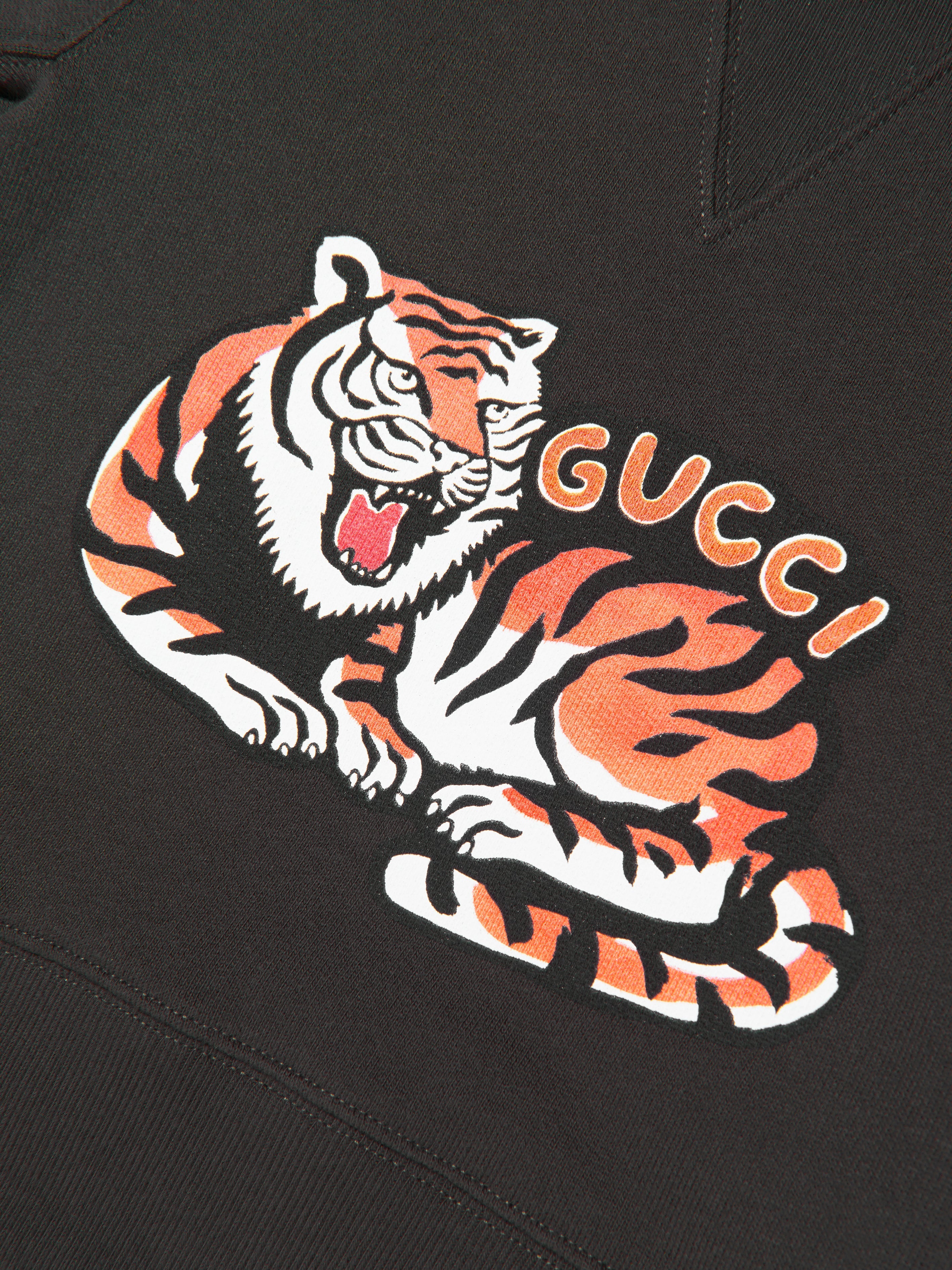 Kids Tiger Logo Sweatshirt in Grey