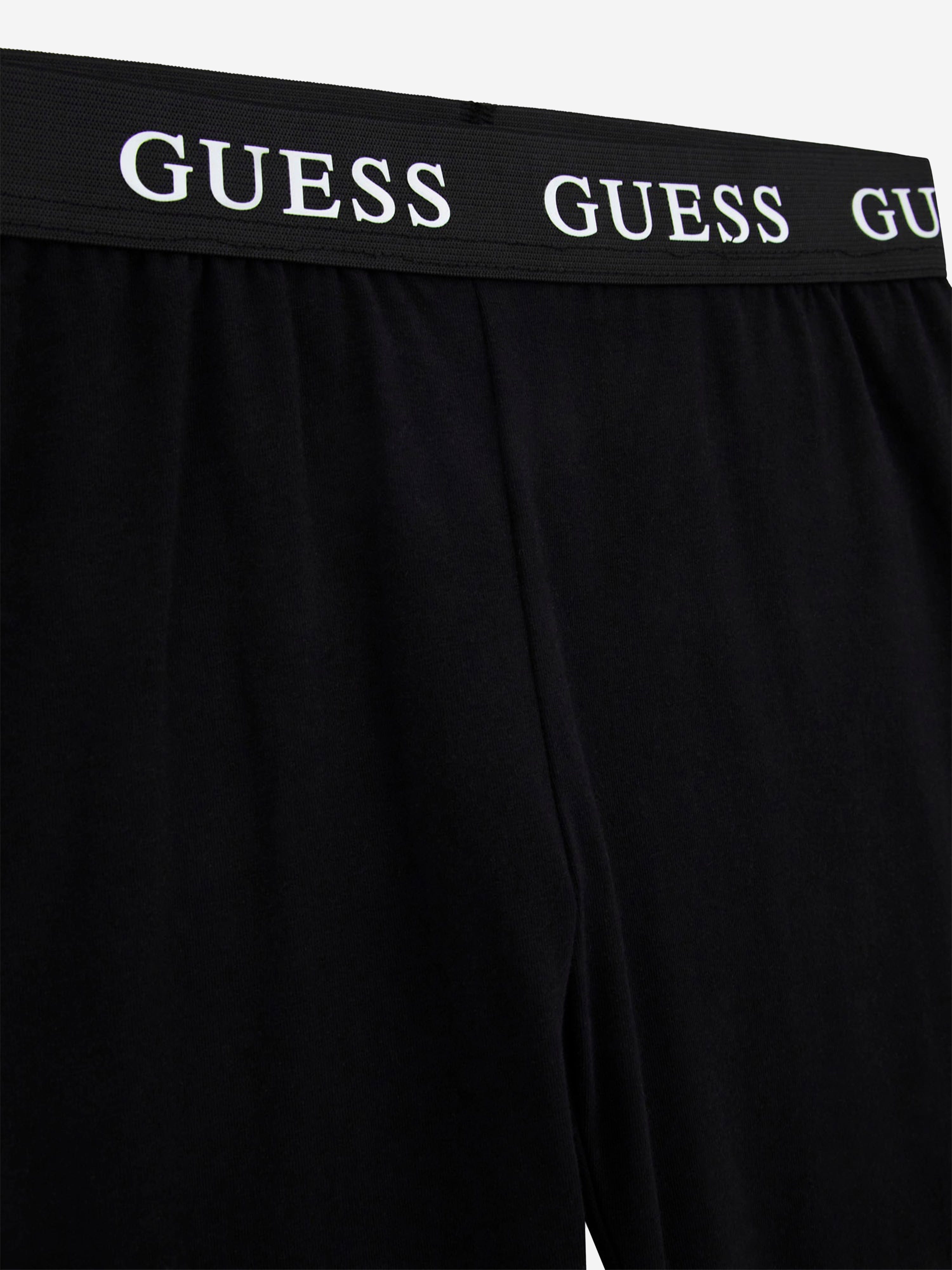 Guess Girls Logo Leggings Set in Black