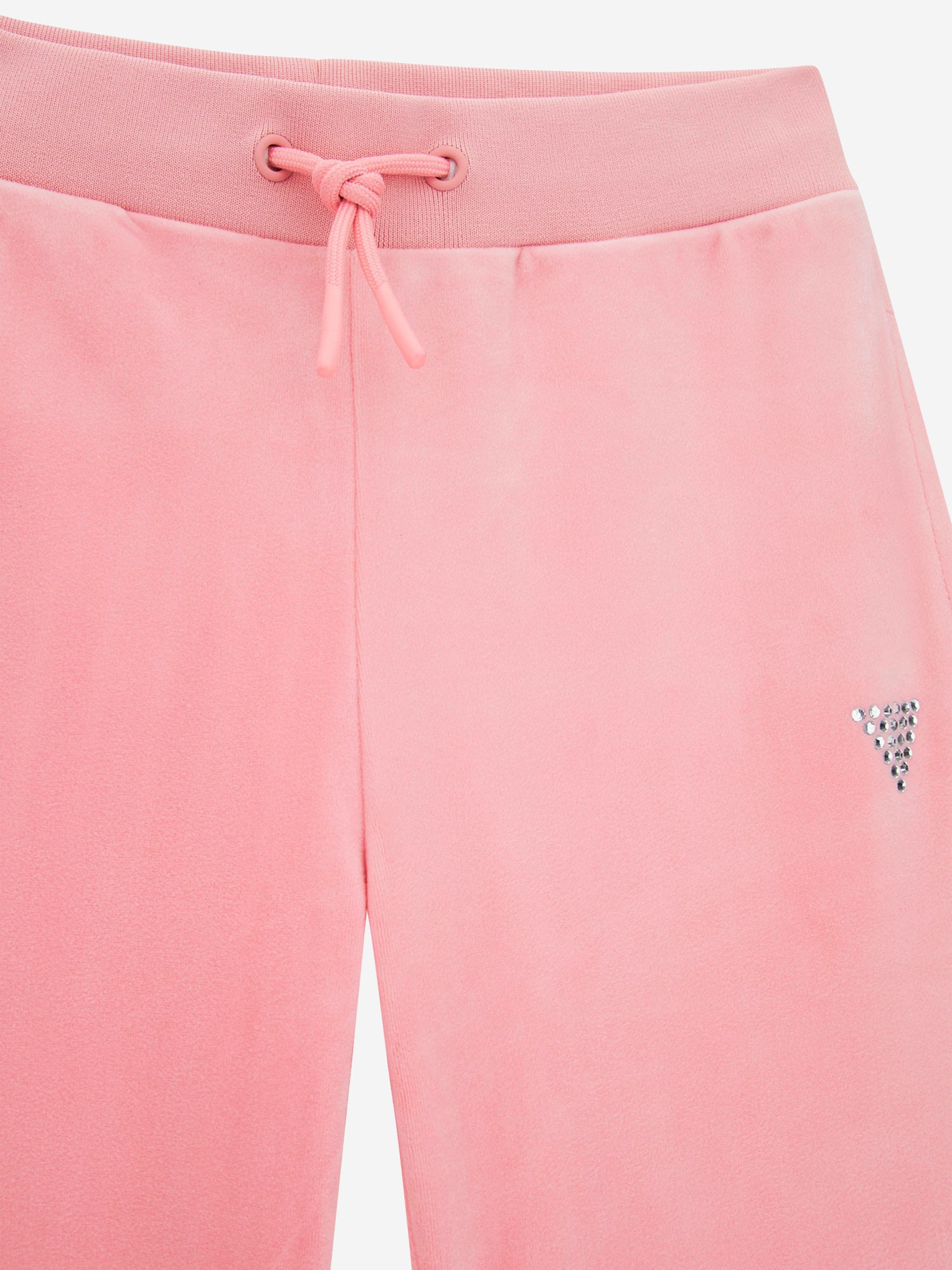 Guess Girls Logo Joggers in Pink