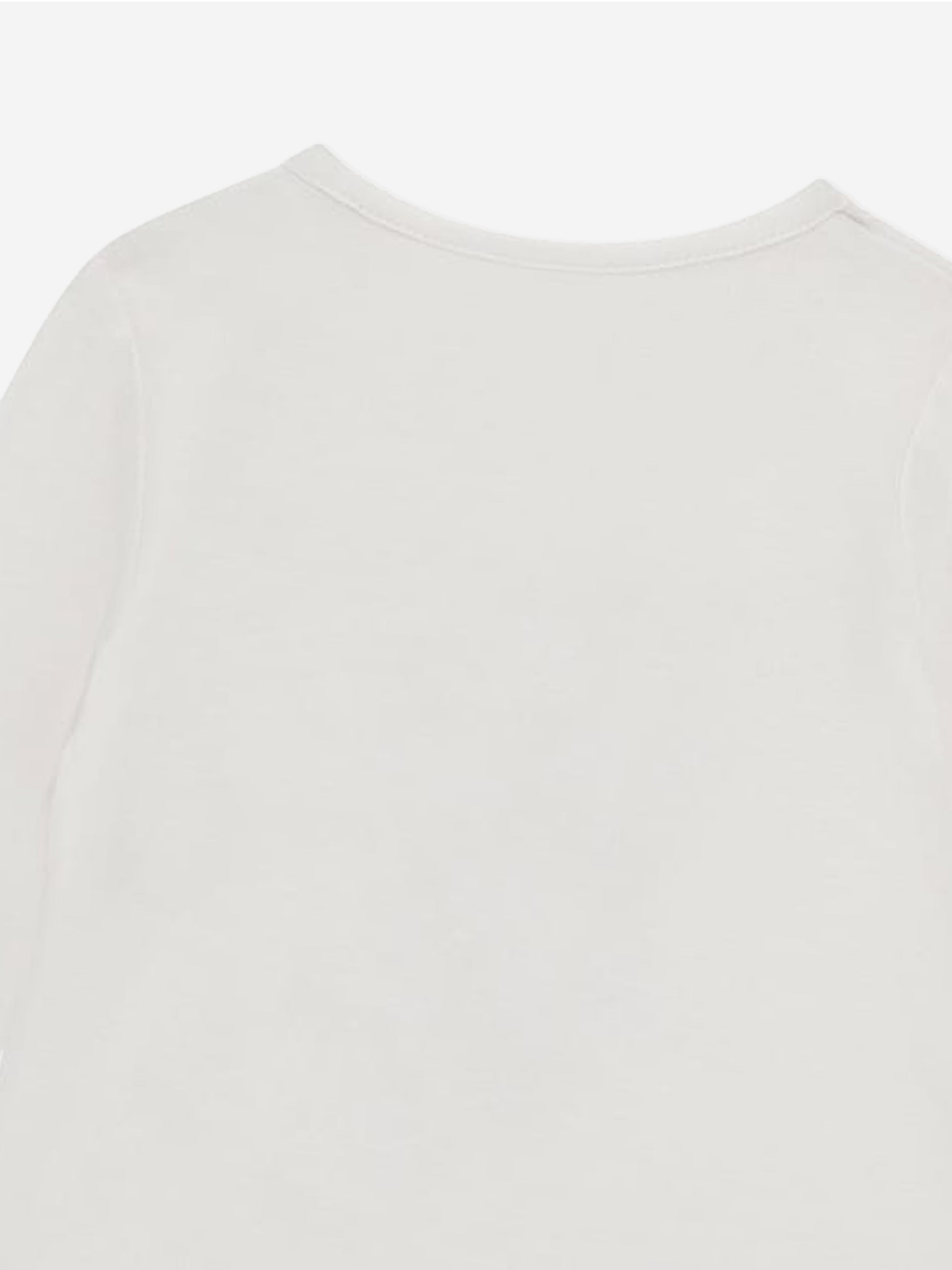Baby Girls Long Sleeve Logo T-Shirt in White