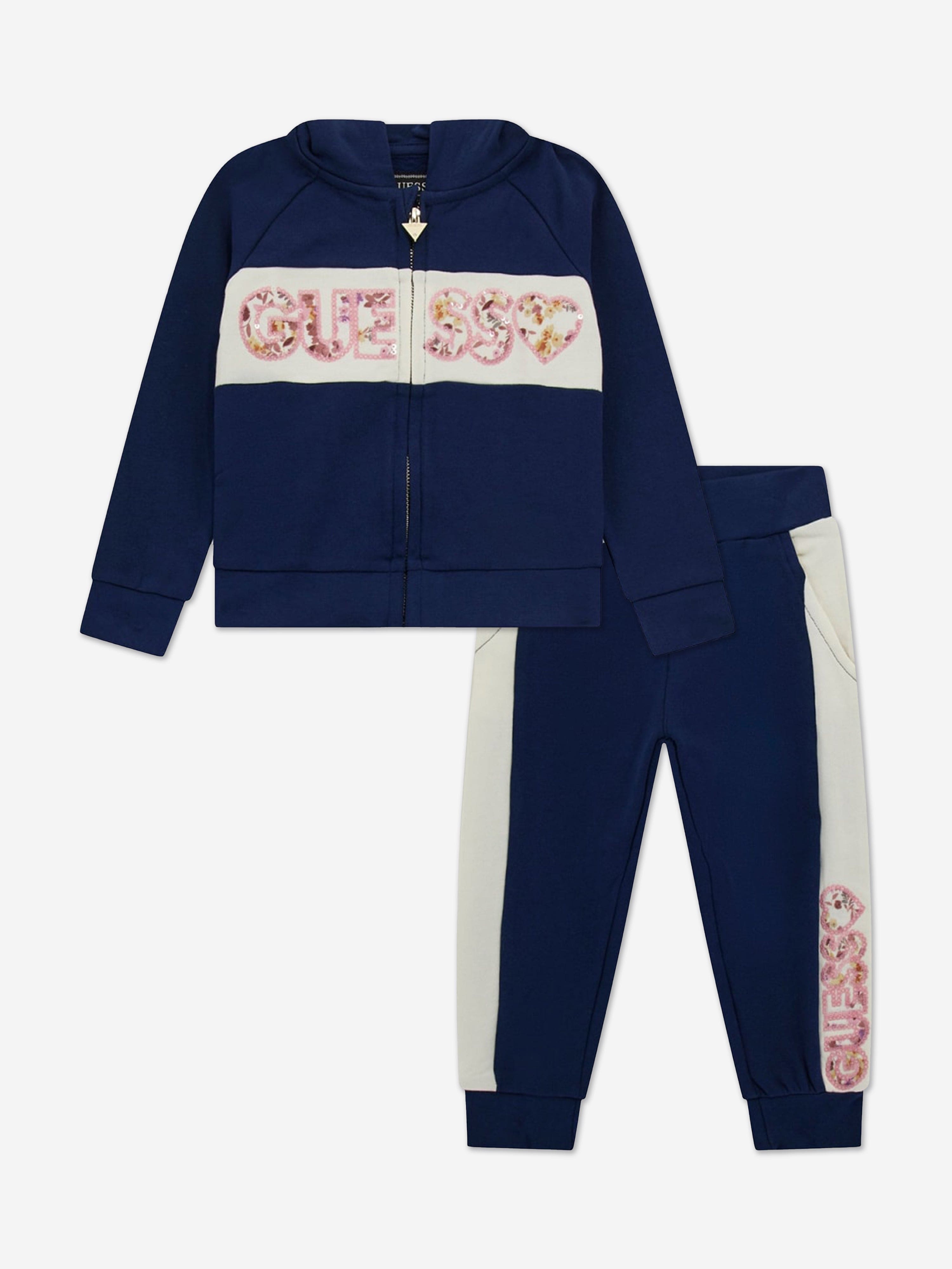 Girls Logo Tracksuit in Blue