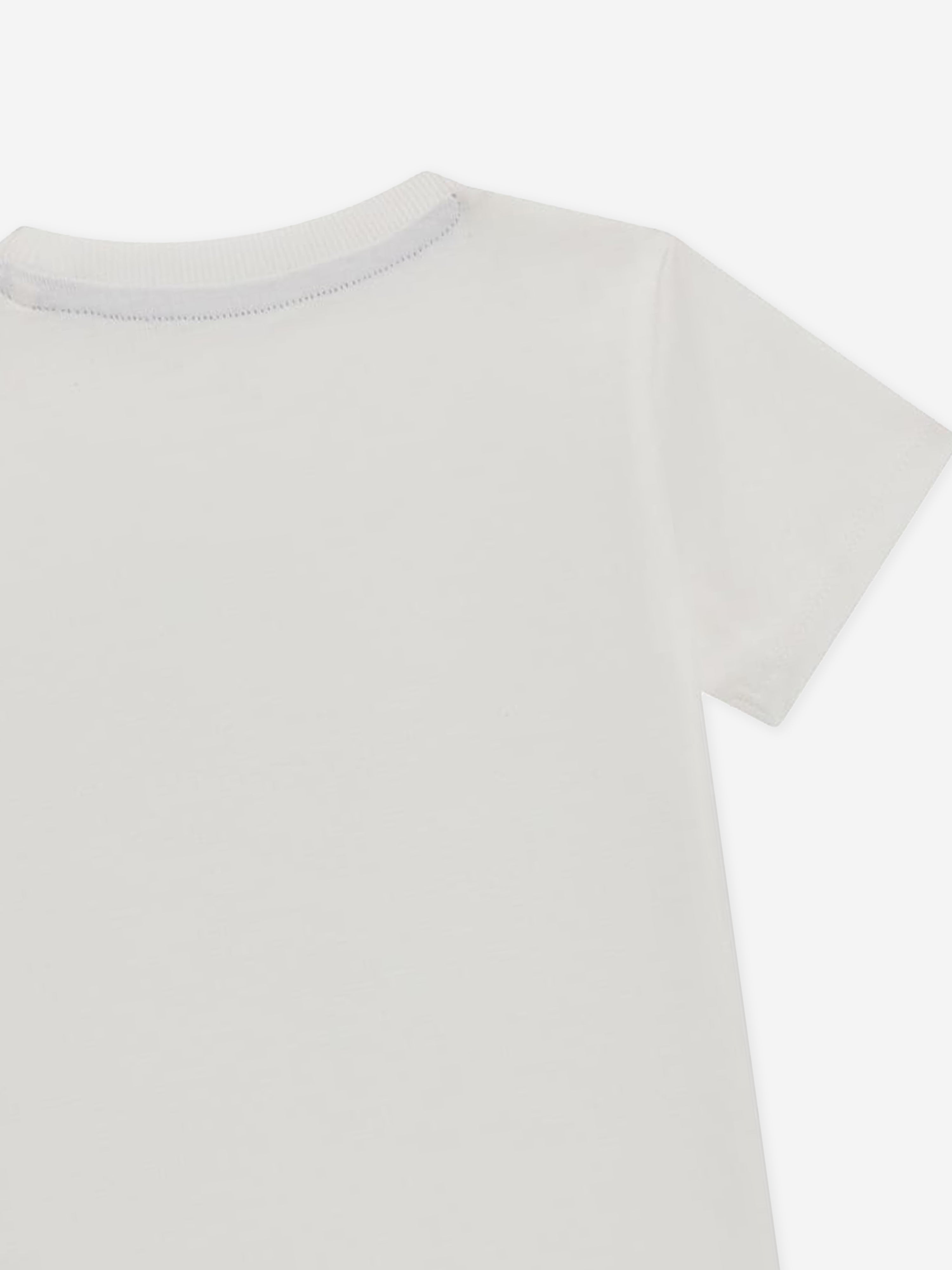 Guess Boys Logo T-Shirt in White