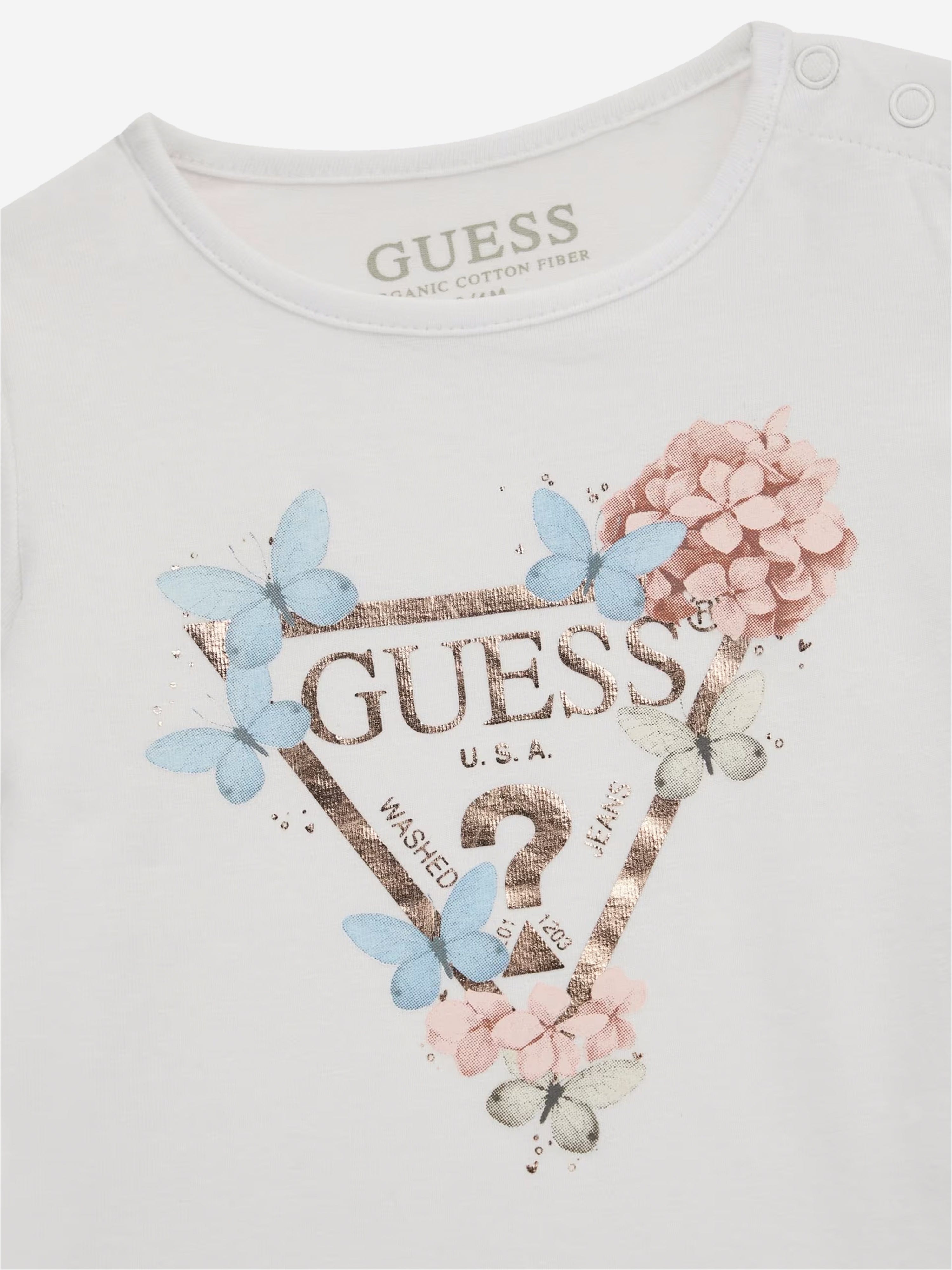 Baby Girls Logo T-Shirt in White