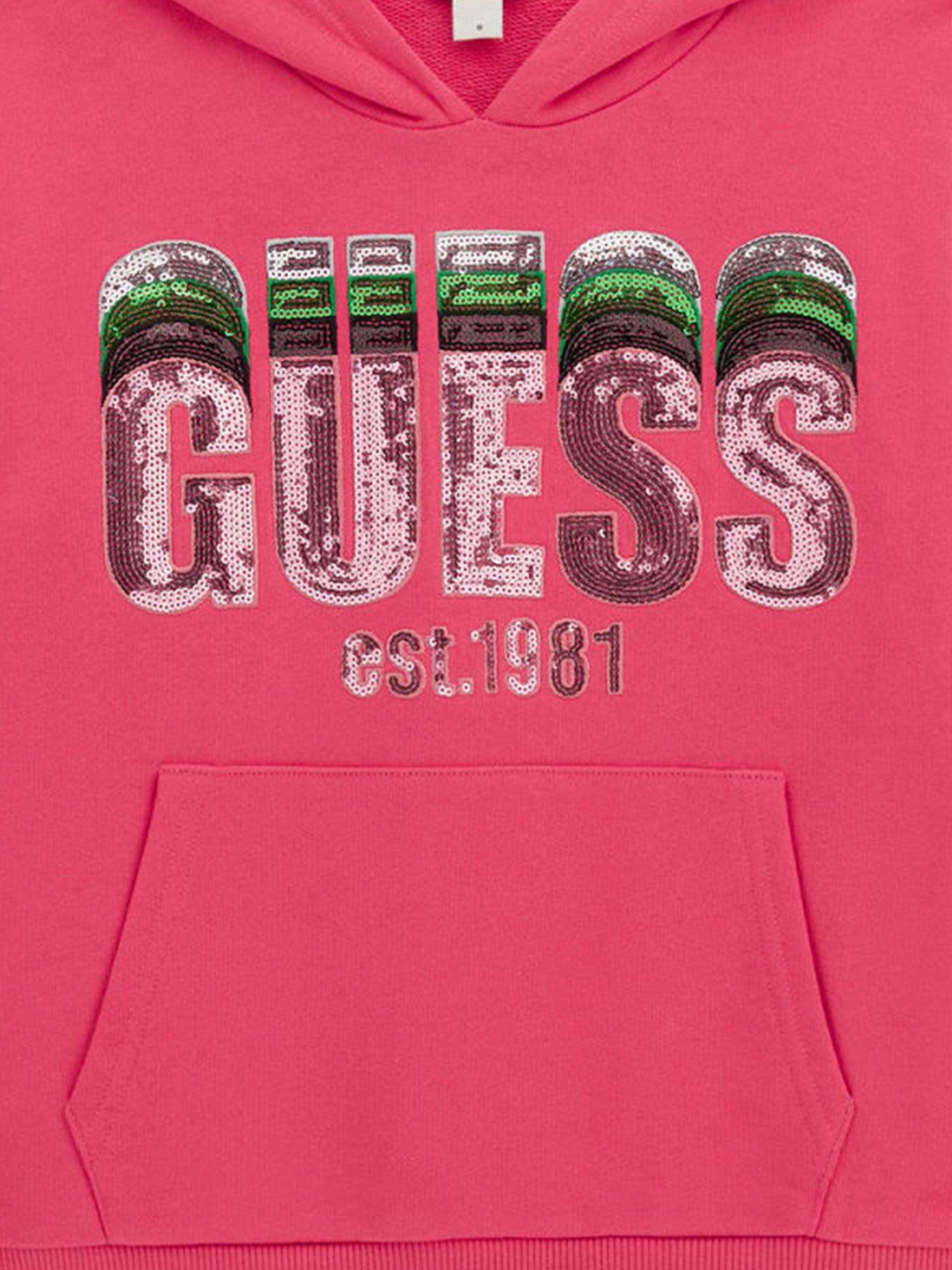 Girls Logo Hoodie in Pink
