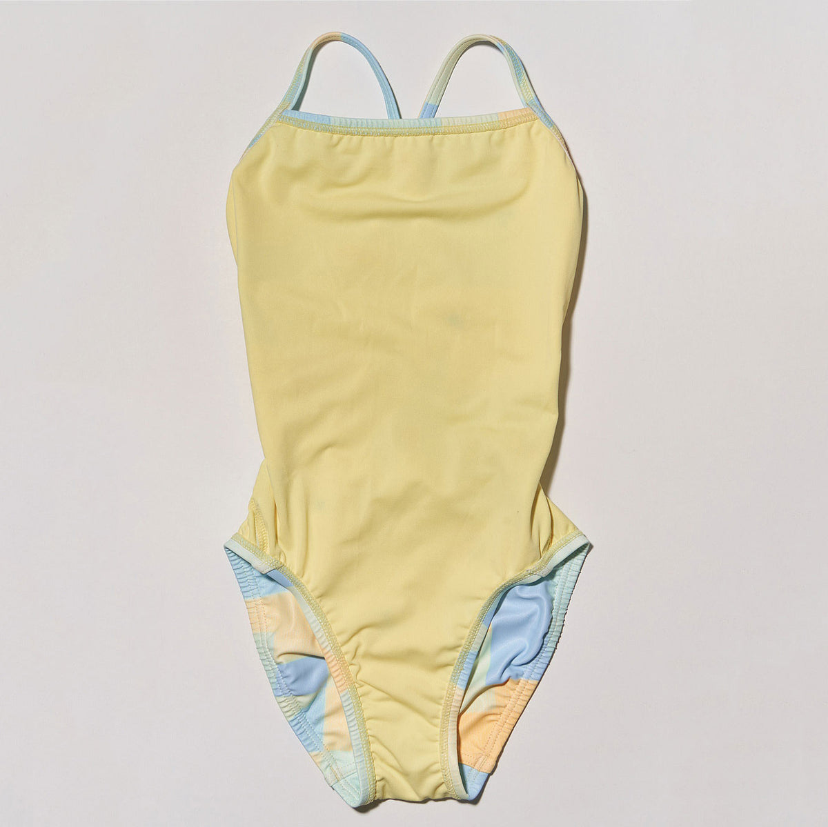 Maillot de bain professionnel multicolore pour filles