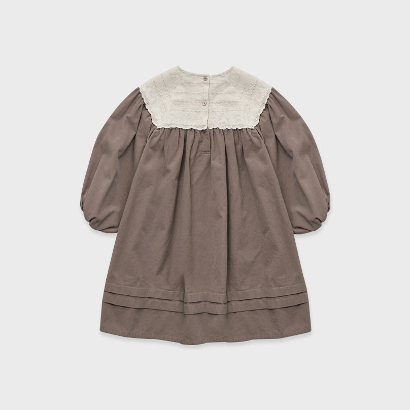 Girls Mocha Corduroy Dress