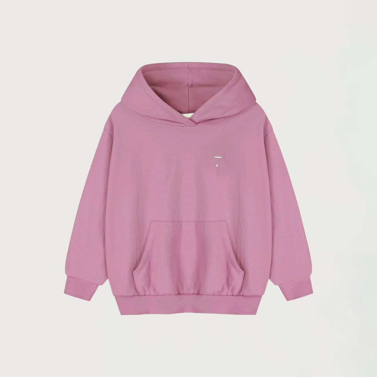 Boys & Girls Pink Hooded Cotton Sweatshirt