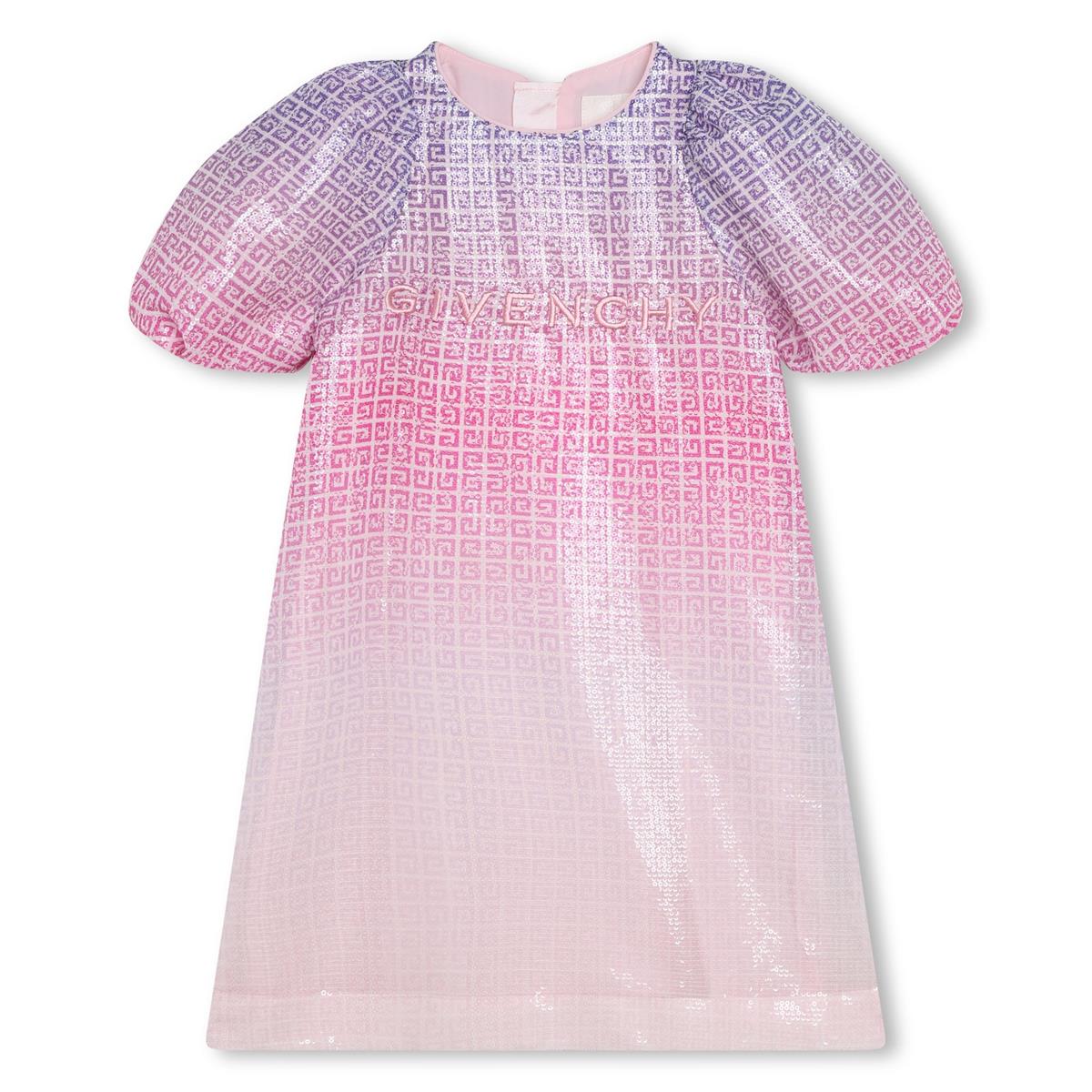 Girls Pink Logo Dress