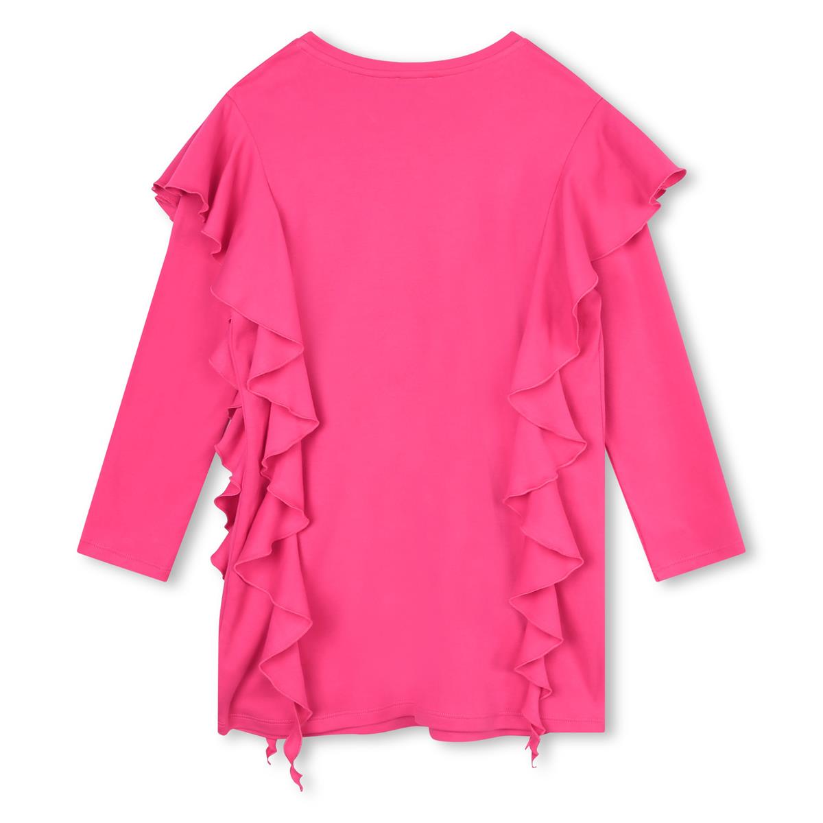 Girls Pink Logo Dress