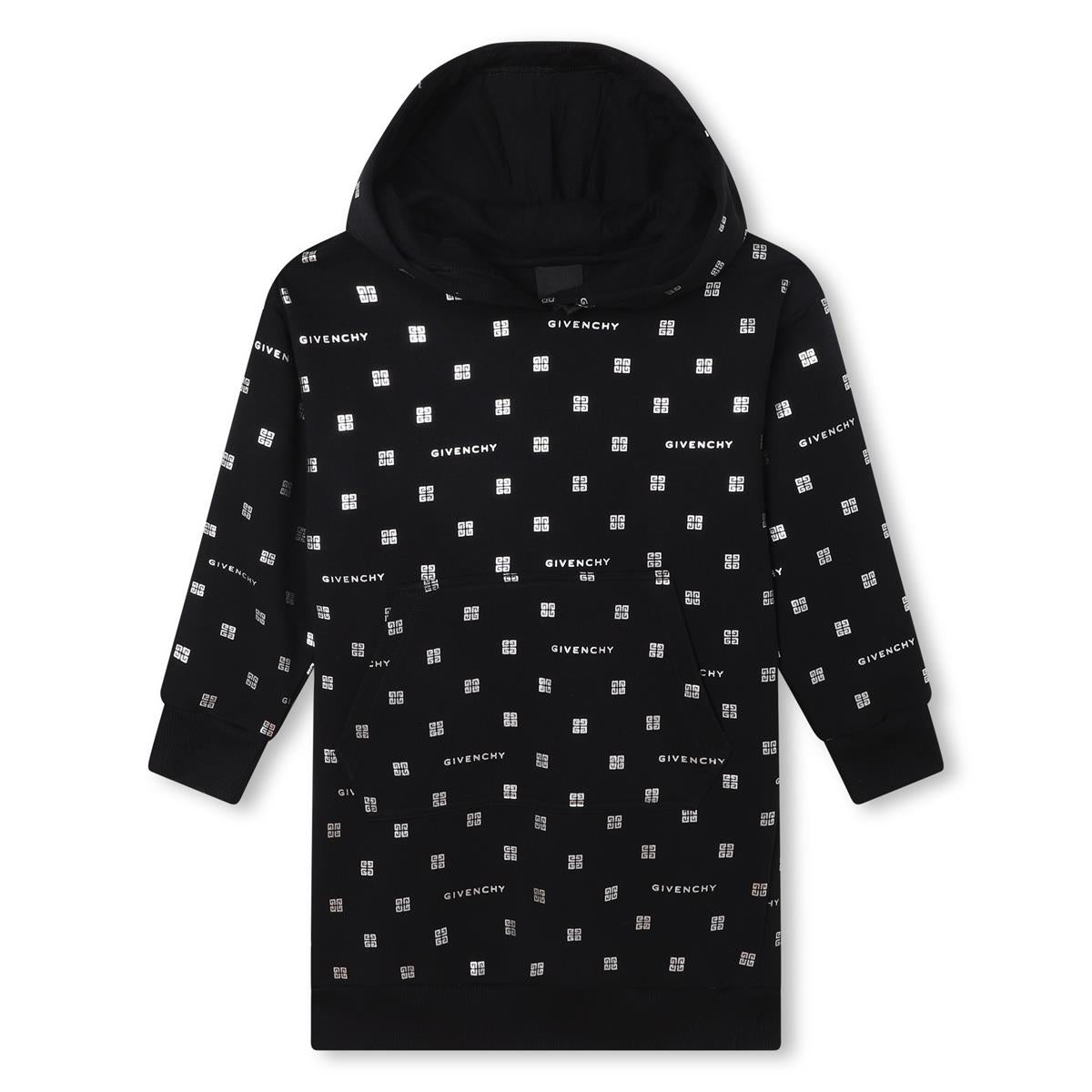 Girls Black Logo Dress